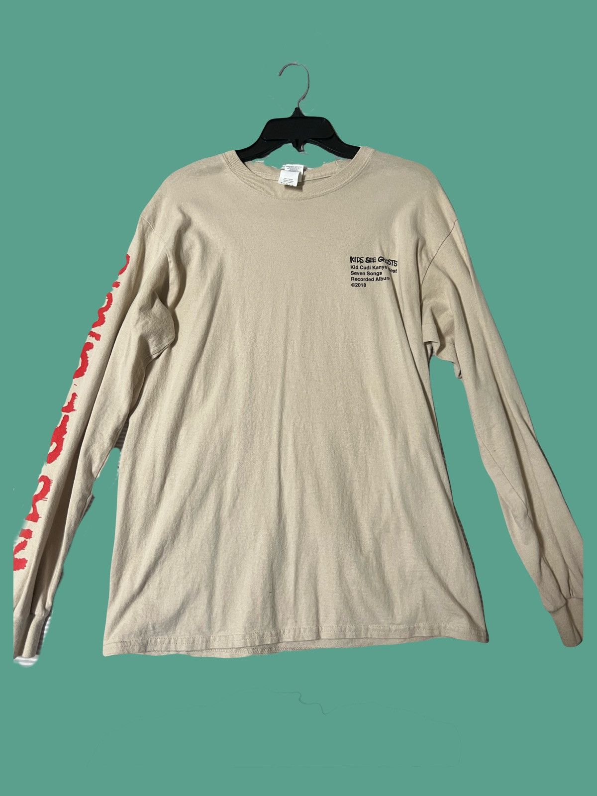 Gildan × Kanye West × Takashi Murakami Kids See Ghost Long Sleeve Size US M / EU 48-50 / 2 - 1 Thumbnail