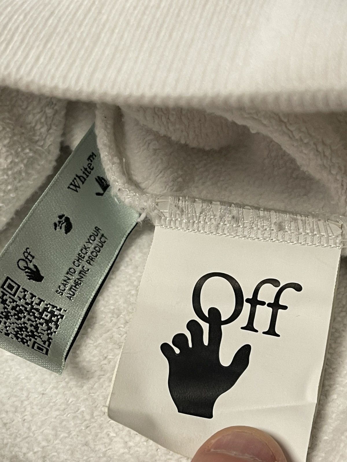 Off-White Size XL - Off-White Mona Lisa Oversized Hoodie 'White' Size US XL / EU 56 / 4 - 11 Thumbnail