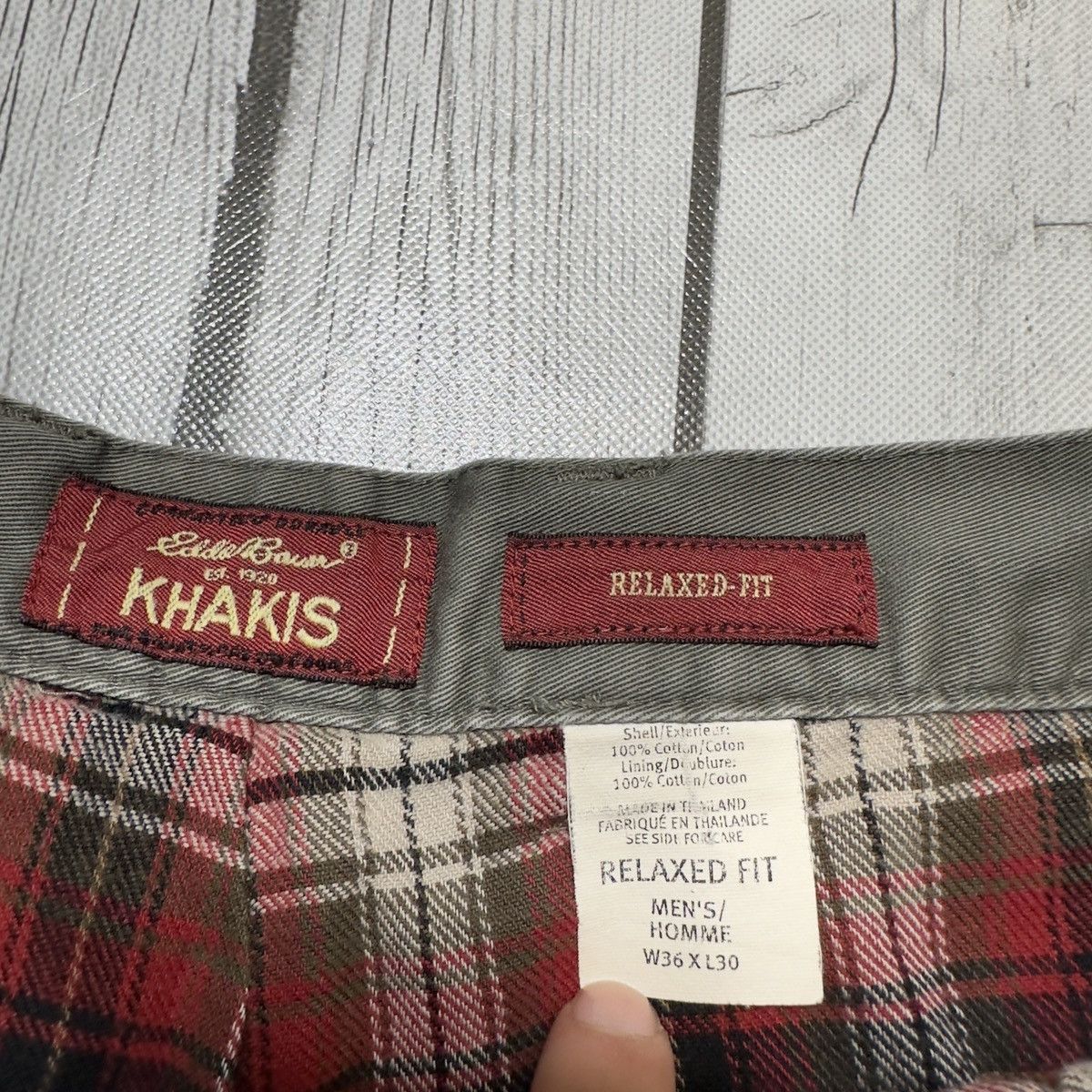 Eddie Bauer × Vintage Vintage Eddie Bauer Khakis Size US 36 / EU 52 - 4 Thumbnail