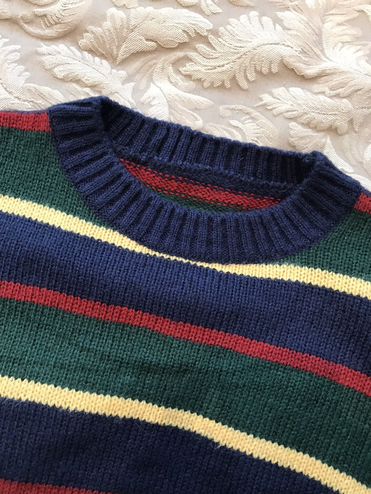Japanese Brand Cardigan Stripe Colored ( Handmade ) Size US XL / EU 56 / 4 - 3 Thumbnail