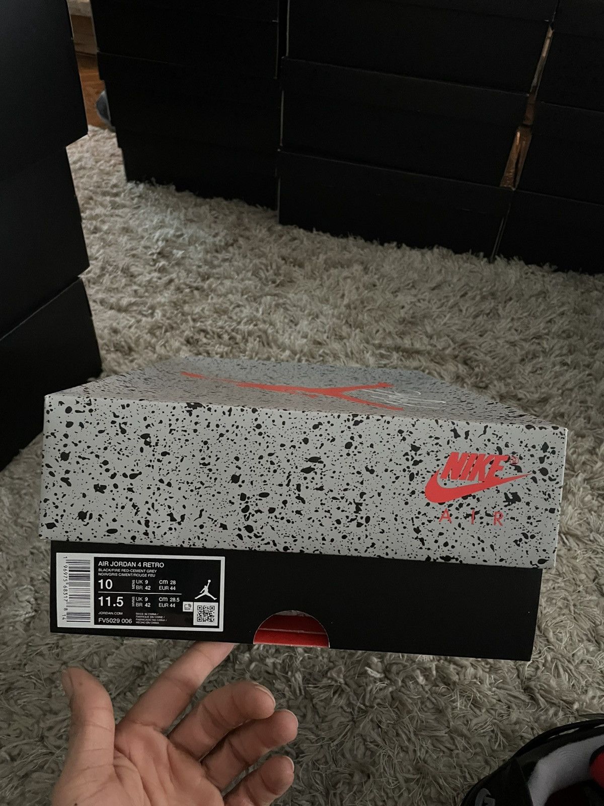 Jordan Brand Jordan 4 Bred Reimagined Size US 10 / EU 43 - 10 Thumbnail