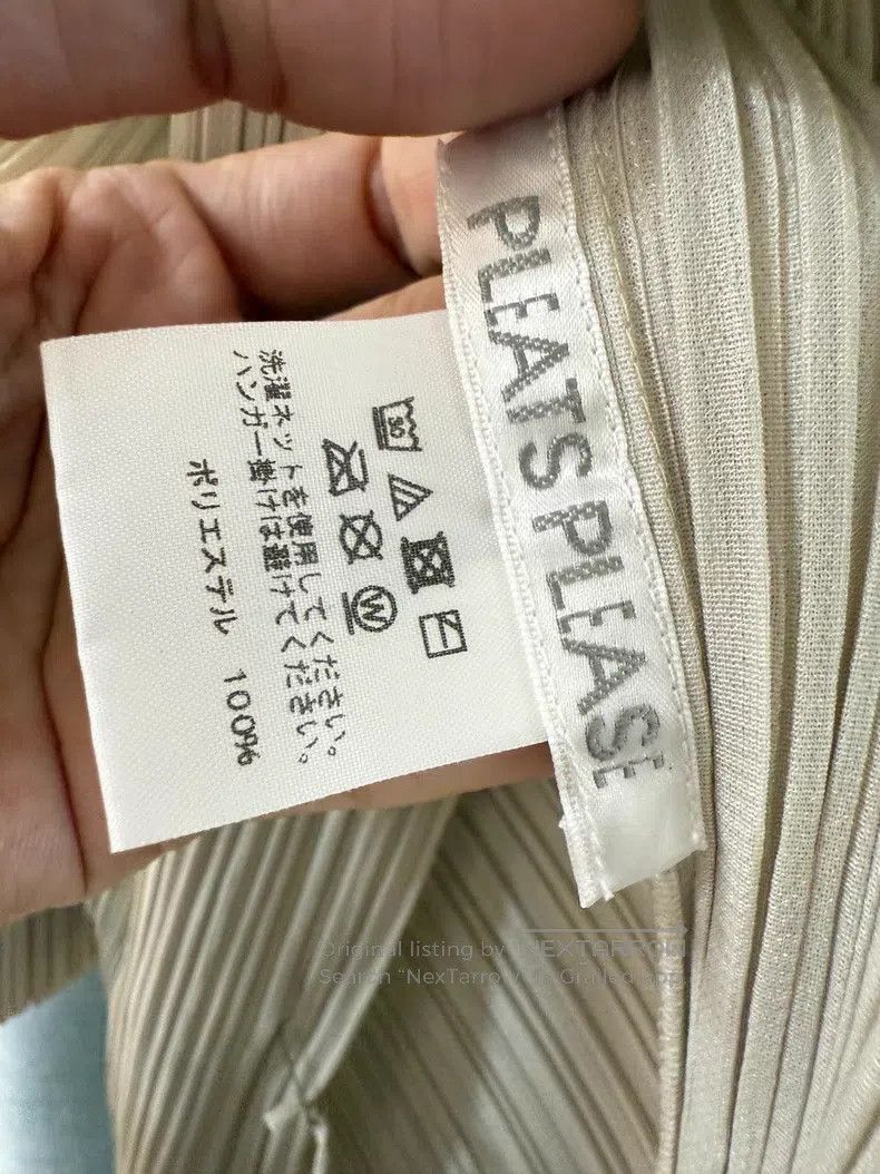 Issey Miyake Issey Miyake Iridescent Top (Beige-Grey) Size L / US 10 / IT 46 - 4 Thumbnail