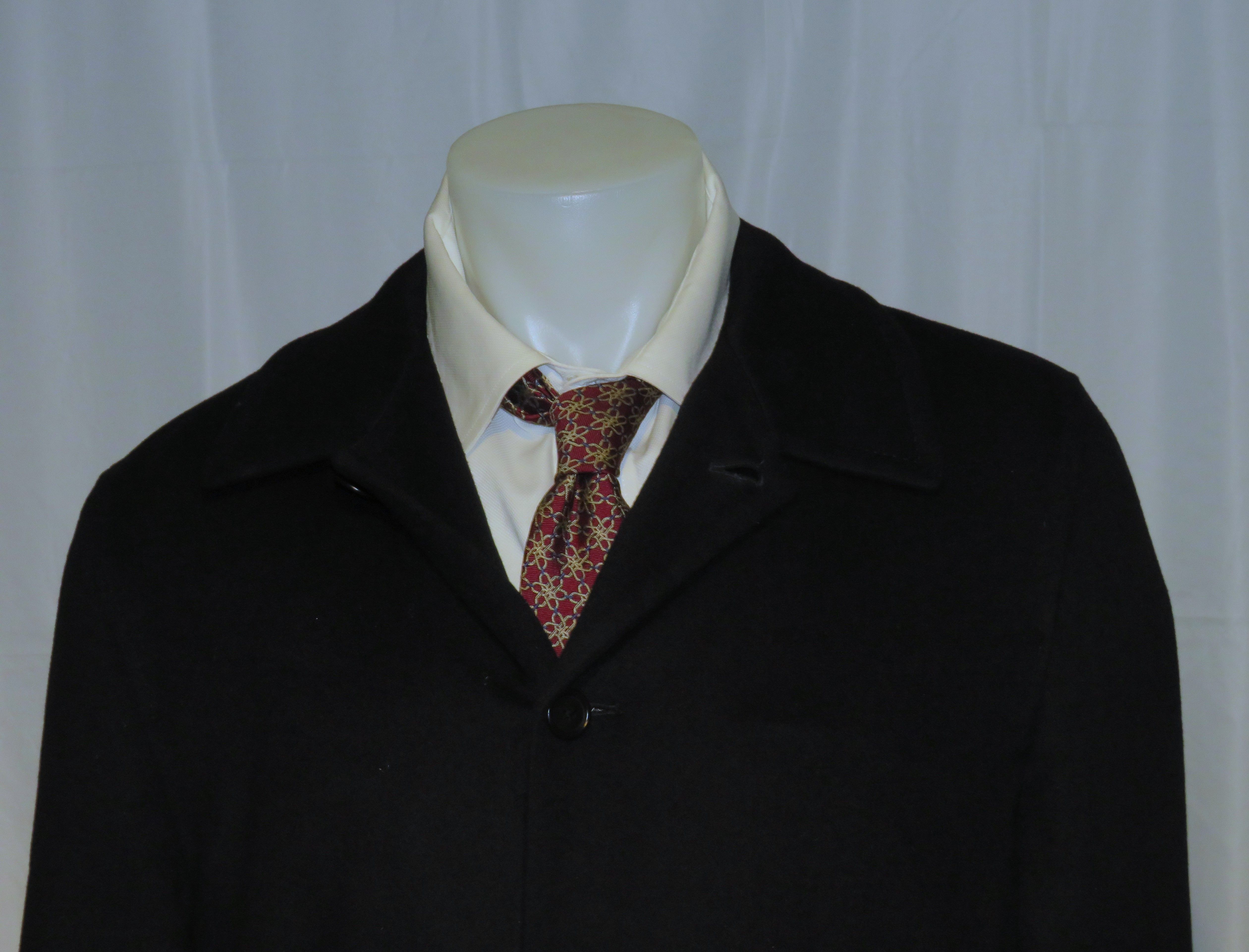 Other Great Scott Angora Blend Black Brushed Flannel Top Coat 46 Size US XL / EU 56 / 4 - 2 Preview