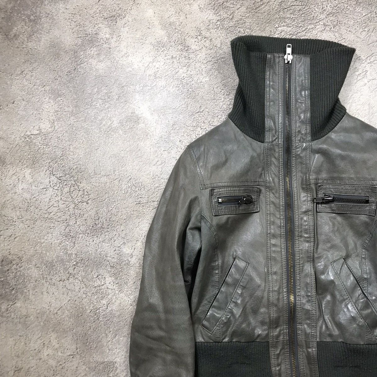 Vintage Vintage Y2K Faded Bomber Jacket Streetwear Grunge Relaxed M Size M / US 6-8 / IT 42-44 - 3 Thumbnail