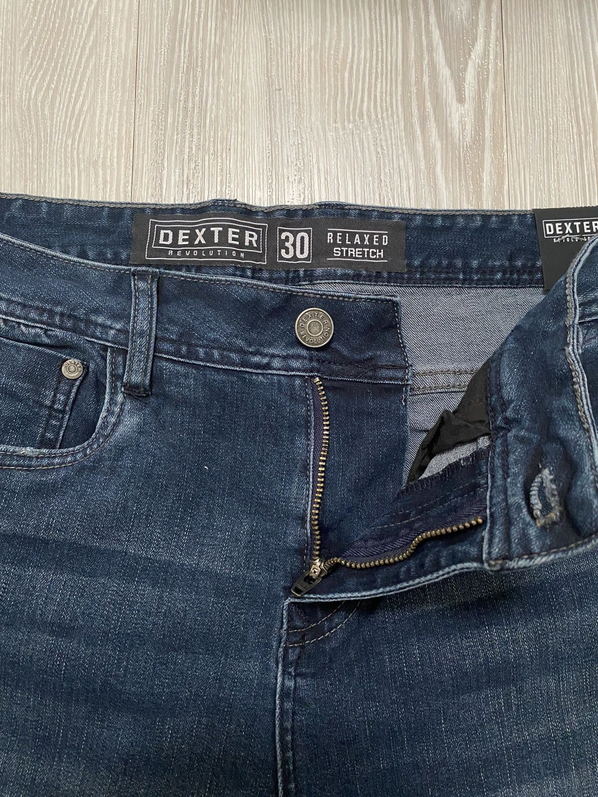 Levi's Straight Relaxed Blue Denim Jeans Size 30 Size US 30 / EU 46 - 4 Thumbnail