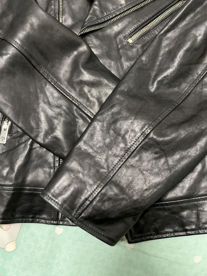 Versace Versace Men's black leather jacket Size US M / EU 48-50 / 2 - 3 Thumbnail