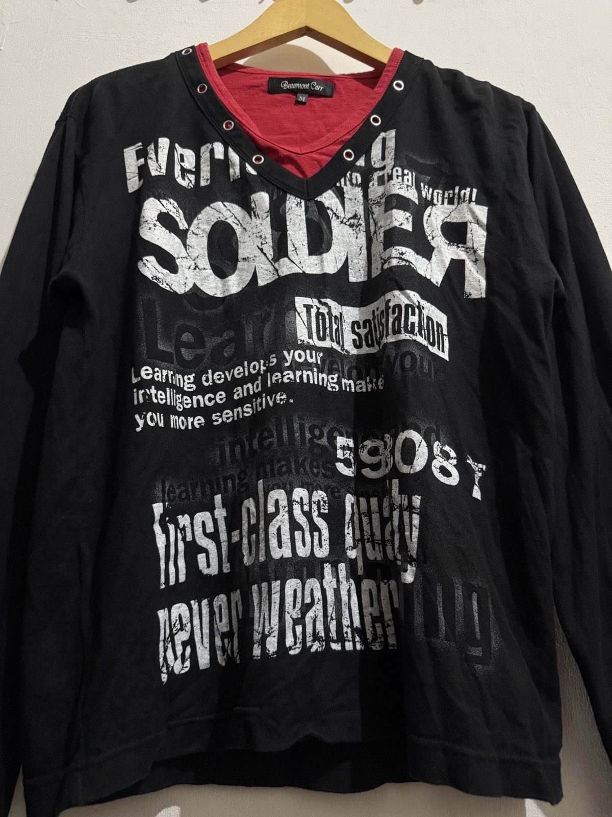 Hysteric Glamour × If Six Was Nine × Japanese Brand Y2k Beaumont carr ifsixwasnine punk style long sleeve Size US M / EU 48-50 / 2 - 2 Thumbnail