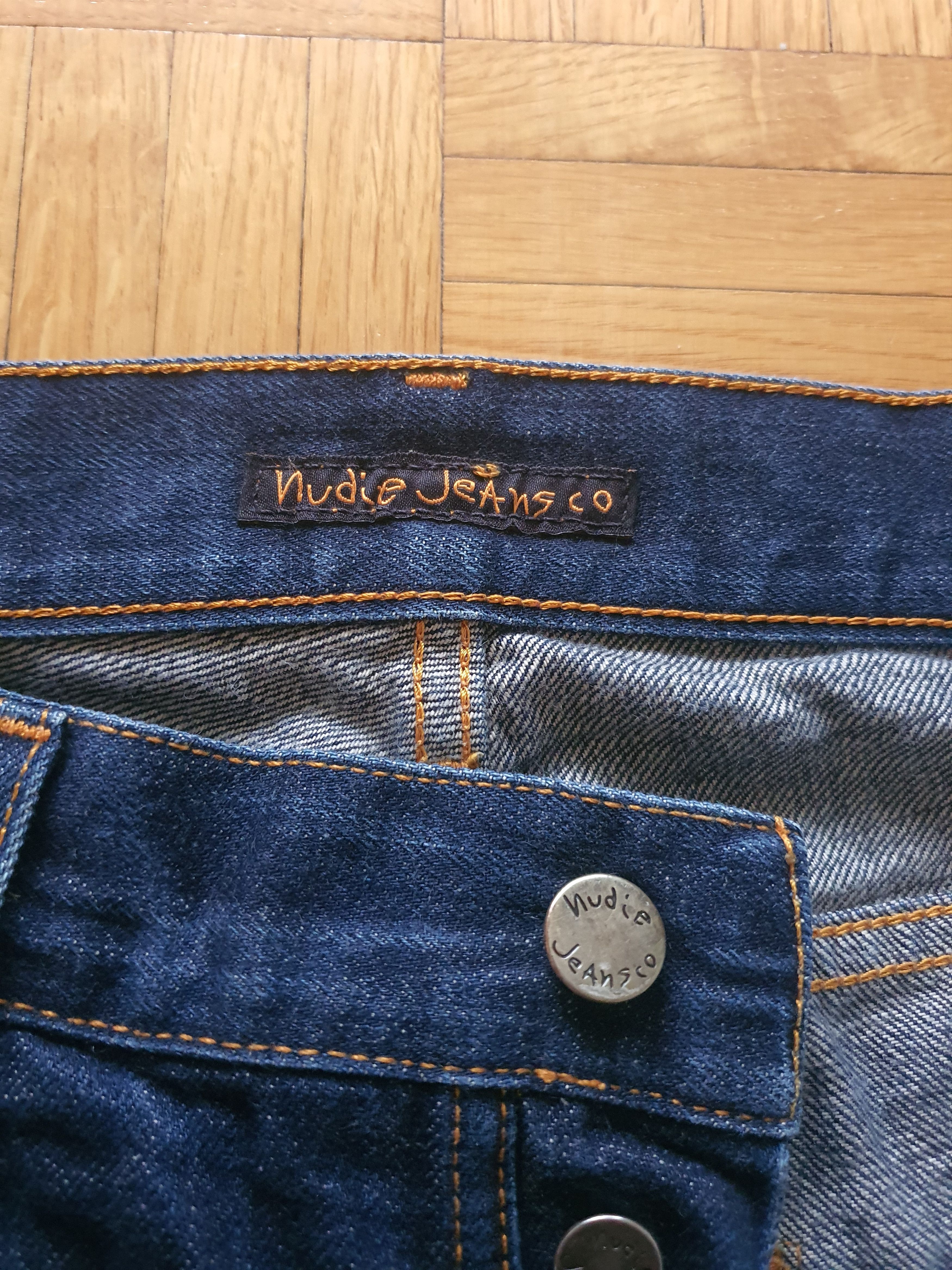Nudie Jeans GRIM TIM DRY SELVAGE (NJ4087) - Selvedge Jeans - W33 Size US 33 - 5 Thumbnail