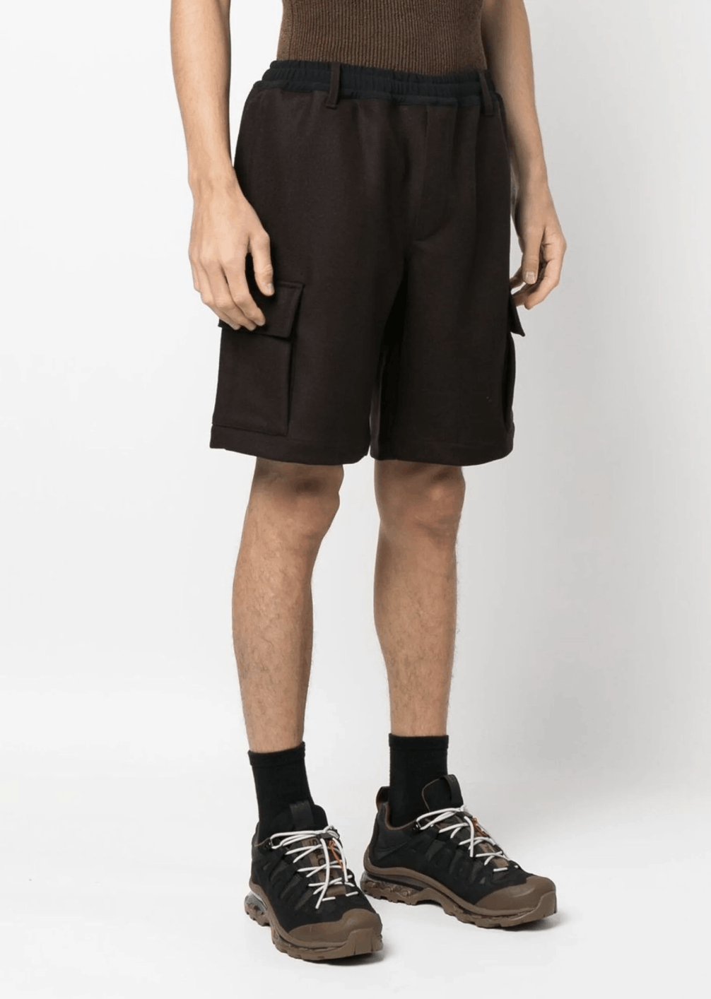 GR10K × Salomon GR10K Salomon Wool Cargo Shorts New Size US 34 / EU 50 - 1 Thumbnail