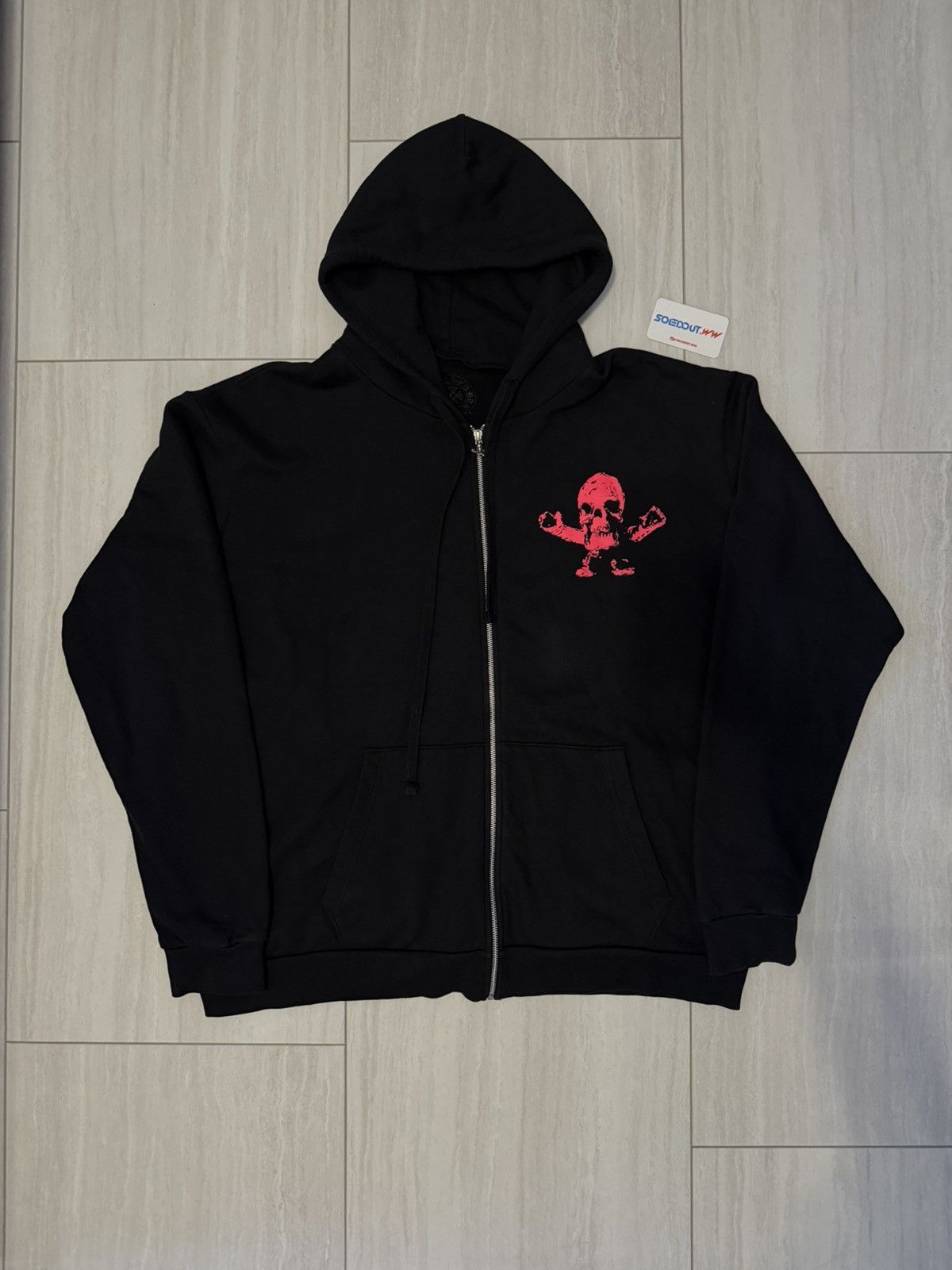 Chrome Hearts Chrome Hearts Foti Scroll Zip Up Hoodie Size US XXL / EU 58 / 5 - 1 Thumbnail
