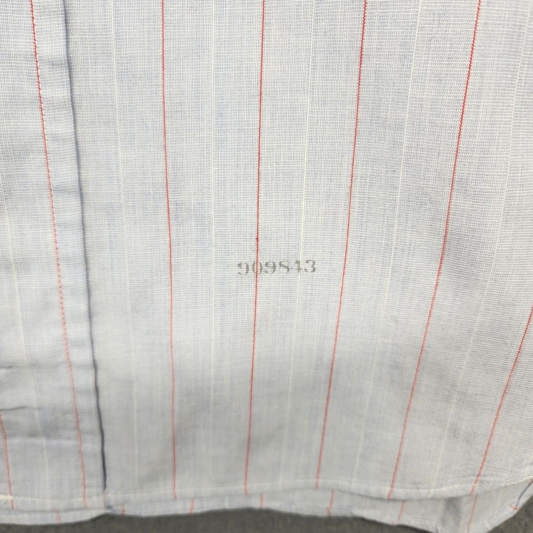 Vintage VINTAGE Richard Bennett Dress Shirt Mens Medium Blue Striped Office 80s Long Sleeve Button Down Collar USA Size US M / EU 48-50 / 2 - 7 Thumbnail