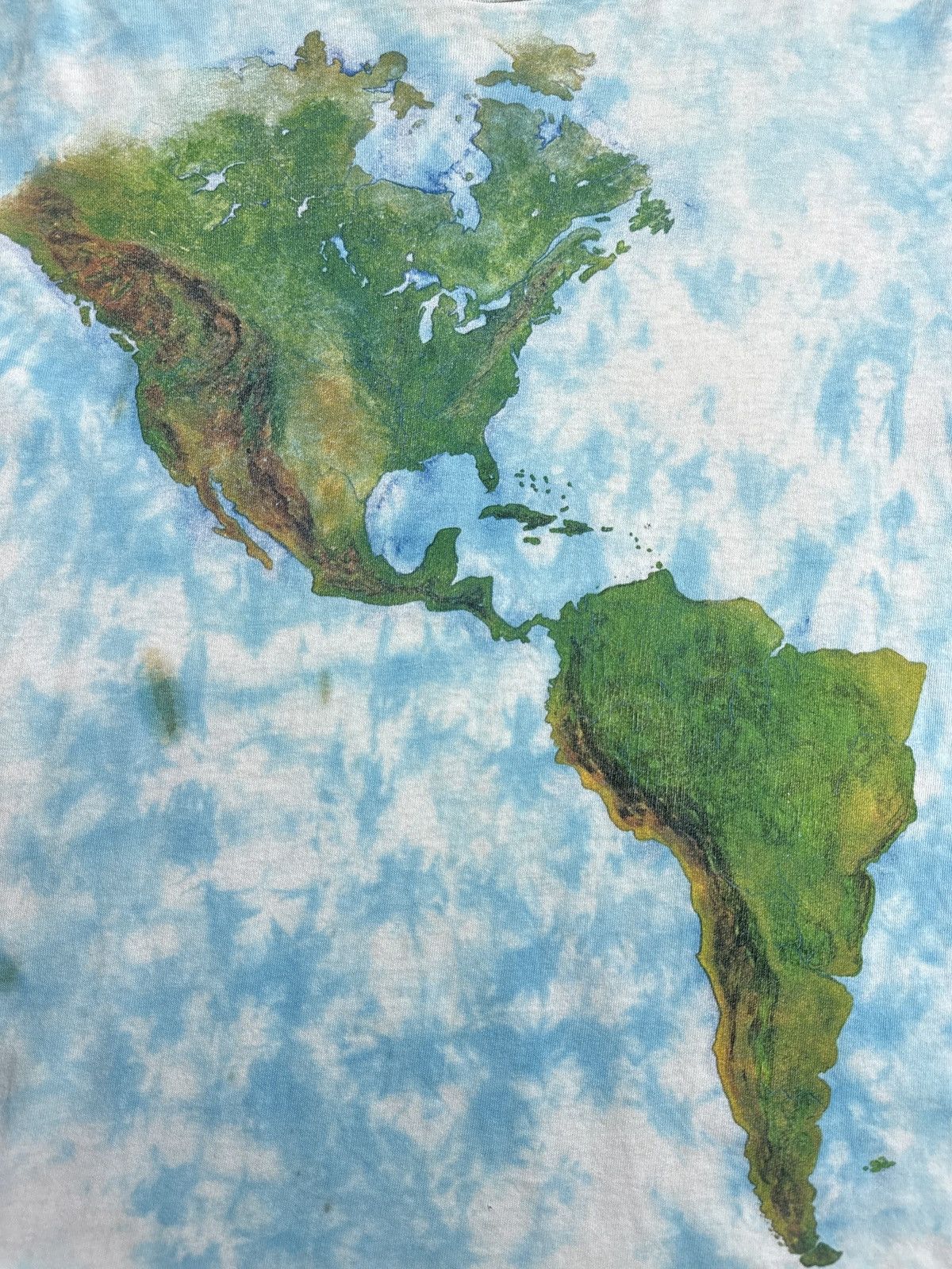 Liquid Blue Vintage 90s Liquid Blue Earth World Map AOP tie-dye tee Size US L / EU 52-54 / 3 - 2 Thumbnail