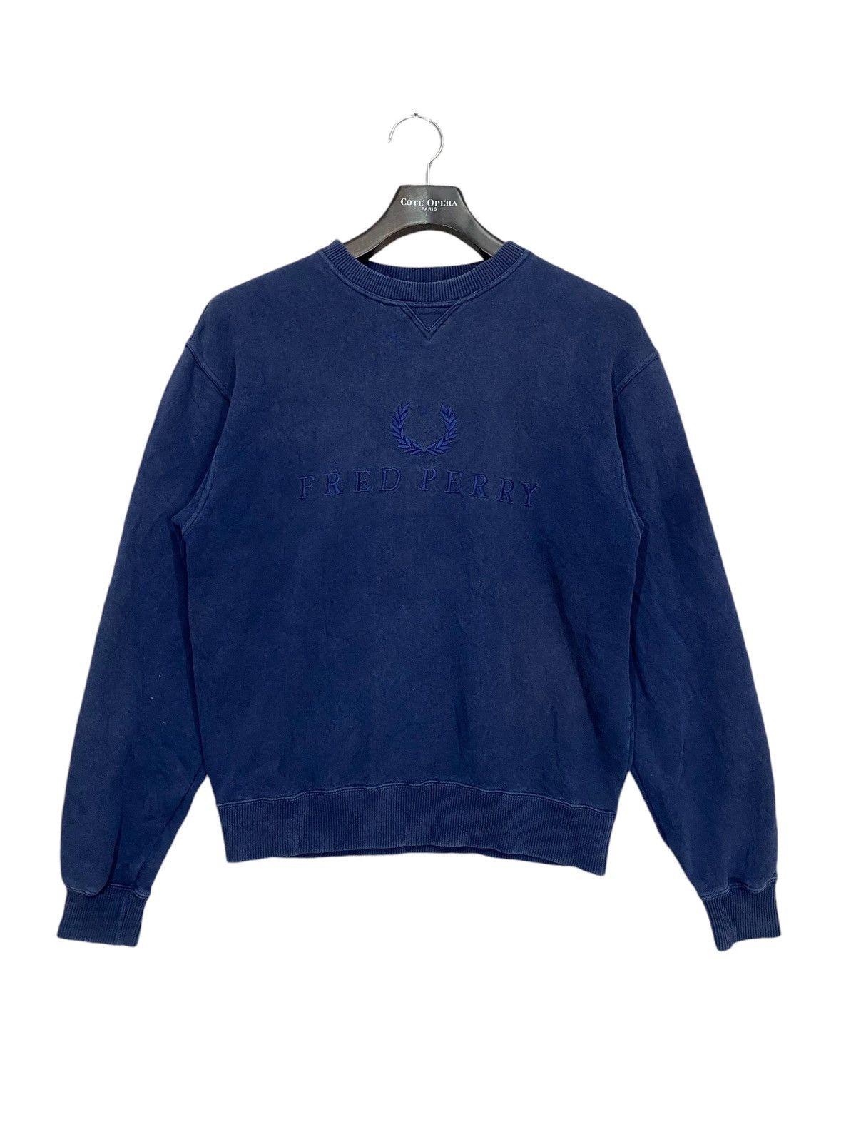 Fred Perry × Japanese Brand FRED PERRY SWEATSHIRT WITH LOGO EMBROIDERY MAN BLACK Size US M / EU 48-50 / 2 - 2 Thumbnail