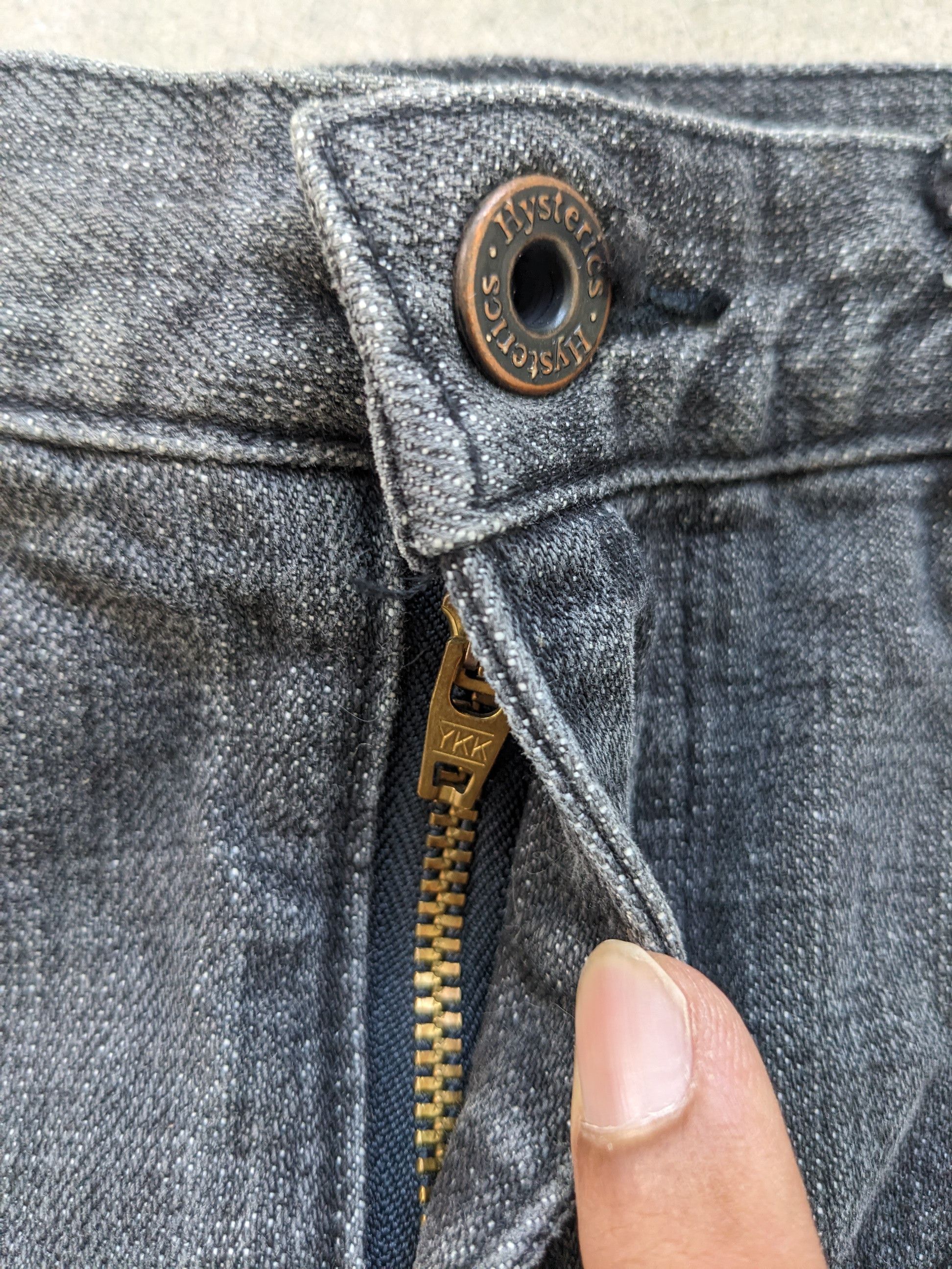 Hysteric Glamour OFFER TODAY 🔥 Vintage Hysteric Glamour Denim Bondage Skirt Size 29" - 6 Thumbnail