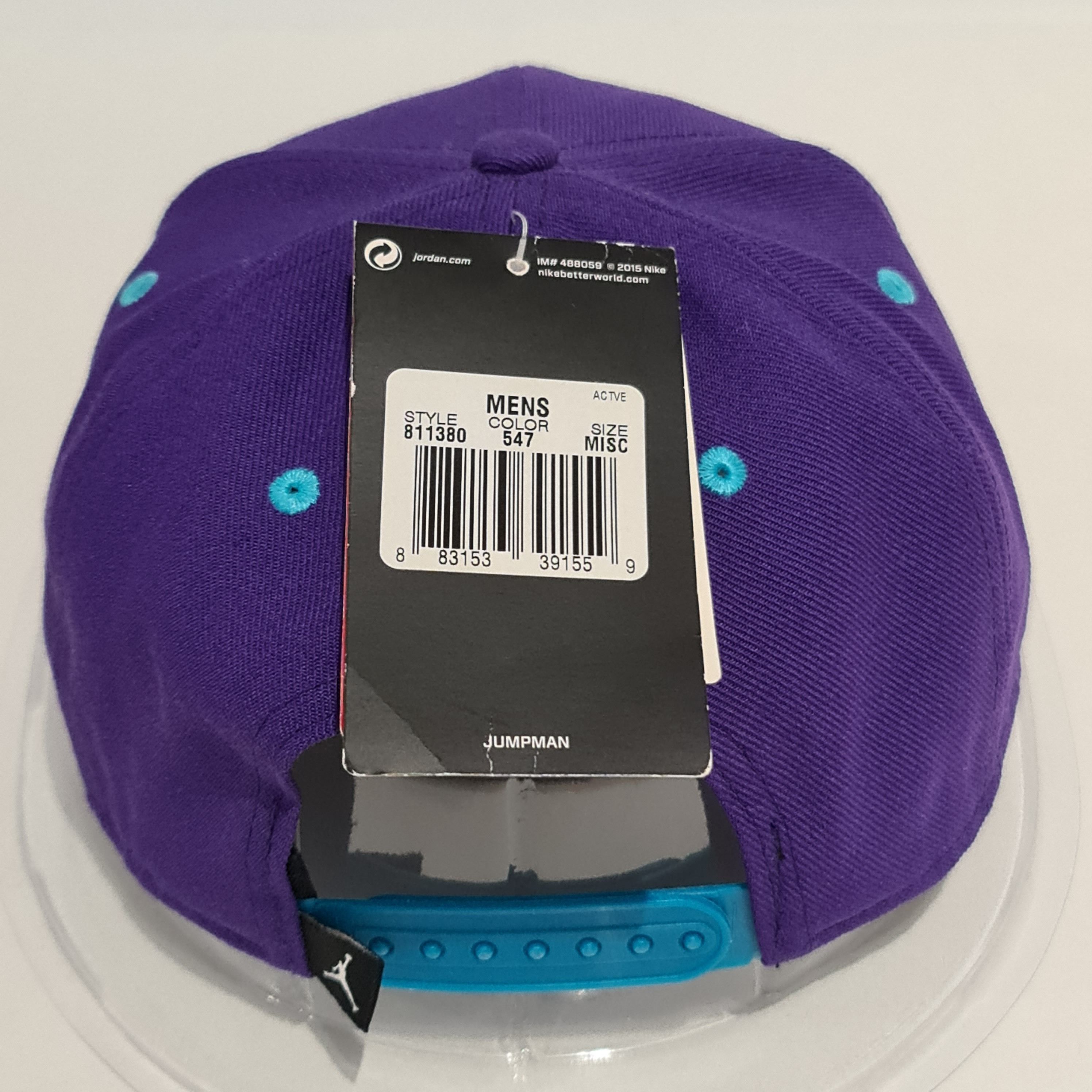 Jordan Brand Jordan Cap Snapback 'CNY Hornets' Purple/Grey Size ONE SIZE - 9 Thumbnail