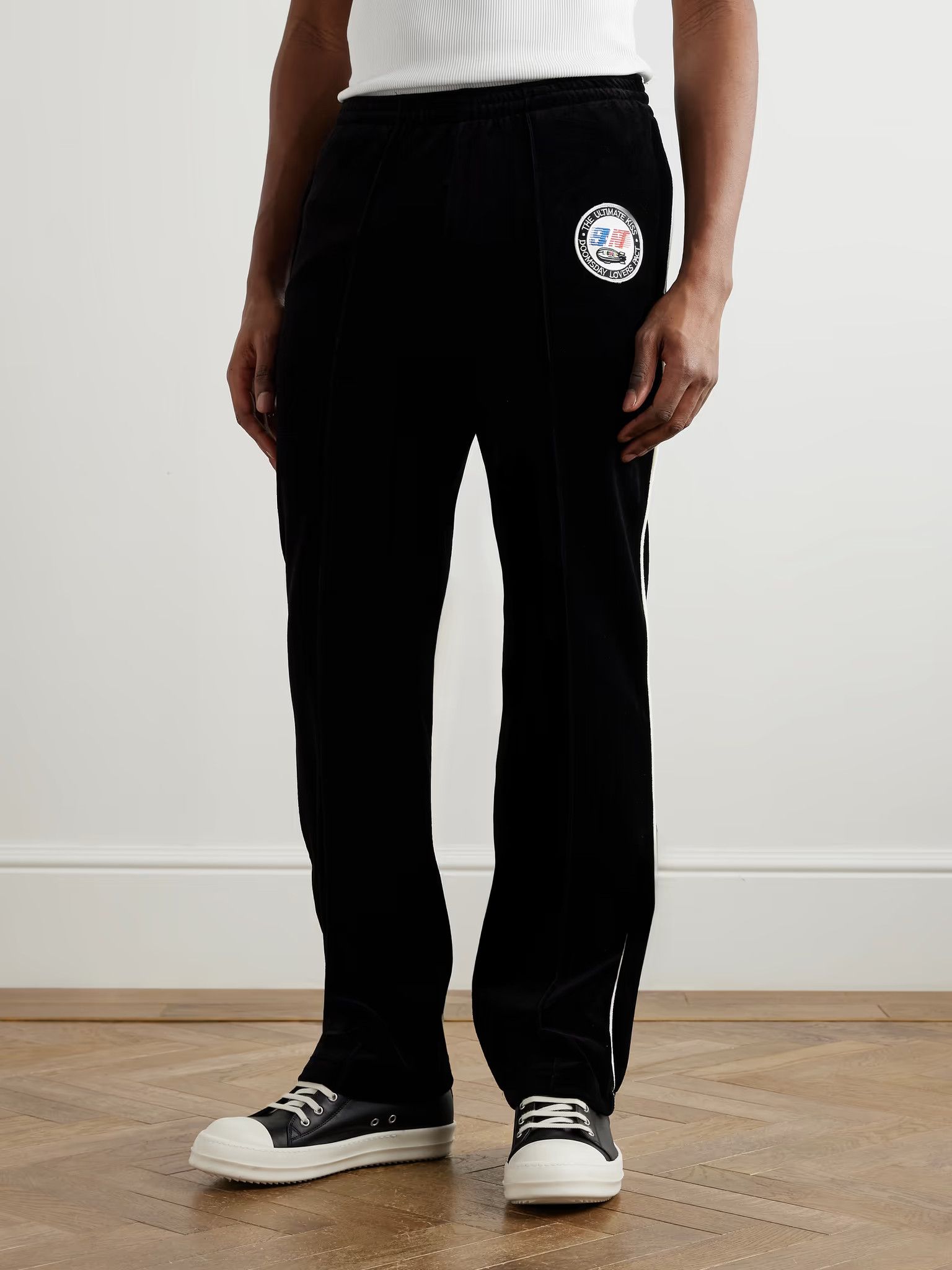 Saint Michael o1mle0326 LM Track Pants in Black Size US 30 / EU 46 - 2 Thumbnail