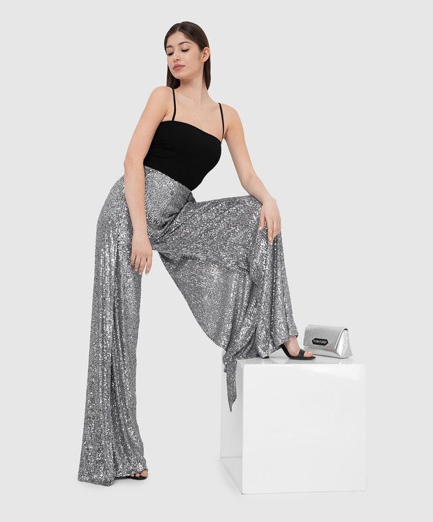 Tom Ford o1y0126 Sweatpant in Silver Size 32" / US 10 / IT 46 - 4 Thumbnail