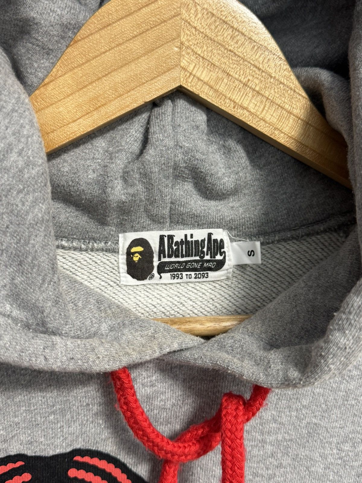 Bape Mens Bape x Lil Yachty Baby Milo Gray Hoodie Size S Pullover Size US S / EU 44-46 / 1 - 8 Thumbnail