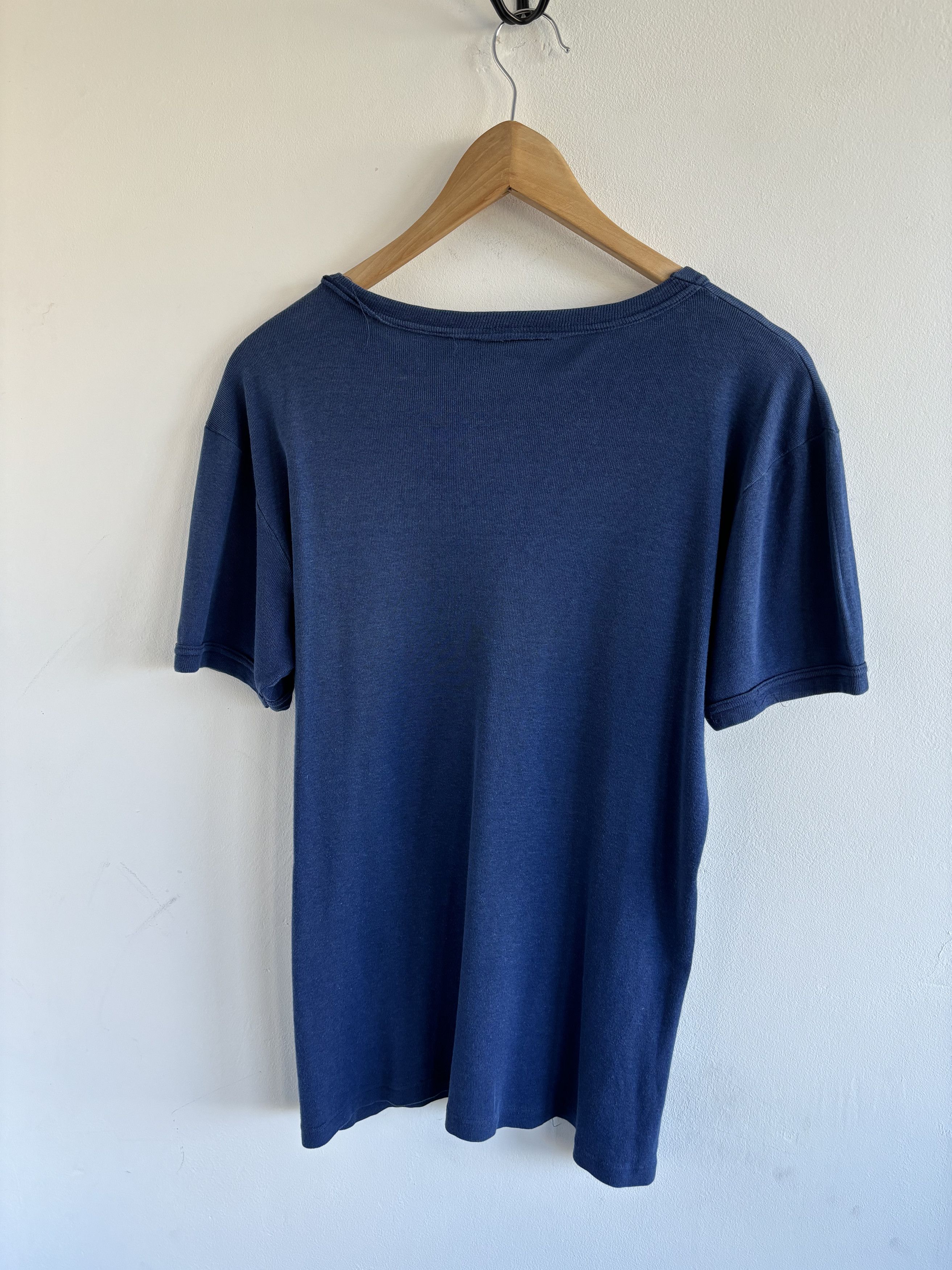 Vintage Vintage Blank Military Blue Tee Size US M / EU 48-50 / 2 - 9 Thumbnail