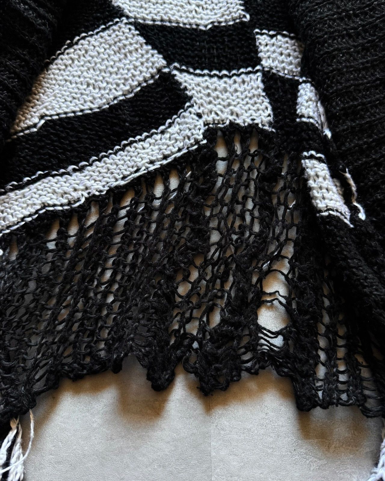 Ann Demeulemeester SS2006 ann demeulemeester linen striped cardigan Size XS / US 0-2 / IT 36-38 - 2 Thumbnail