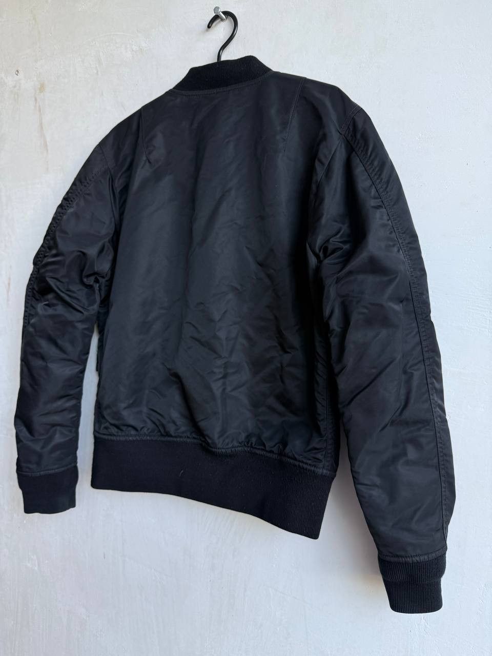 Schott Schott NYC American College Nylon Mens Black Bomber Jacket M Size US M / EU 48-50 / 2 - 8 Thumbnail