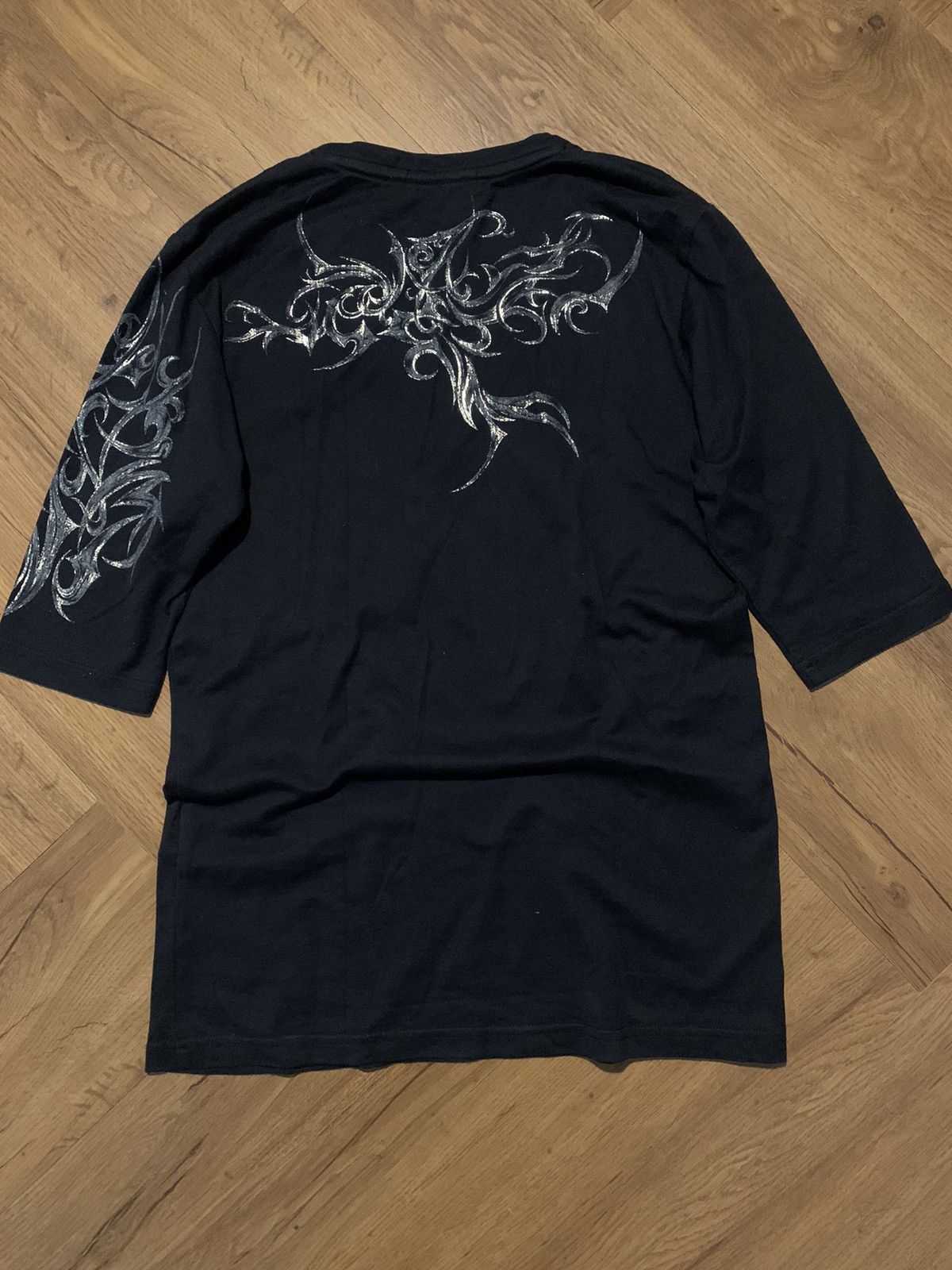 14th Addiction × Tornado Mart × Yasuyuki Ishii Tornado mart skinny Raglan doubel layer tribal butter fly Size US M / EU 48-50 / 2 - 2 Thumbnail