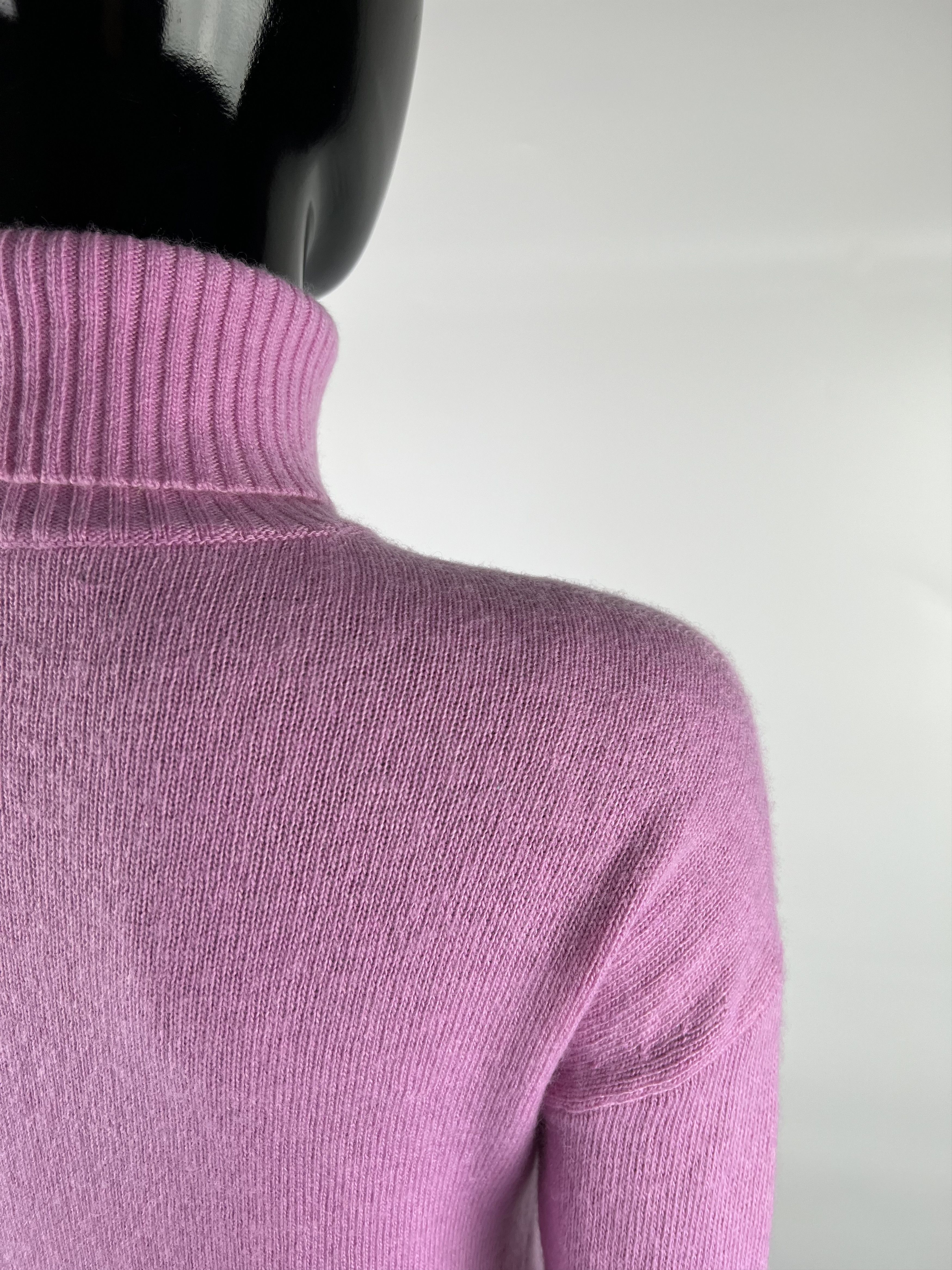 J.Crew J.Crew Women's Pink Wool Turtleneck Sweater Size XS Size XS / US 0-2 / IT 36-38 - 5 Thumbnail