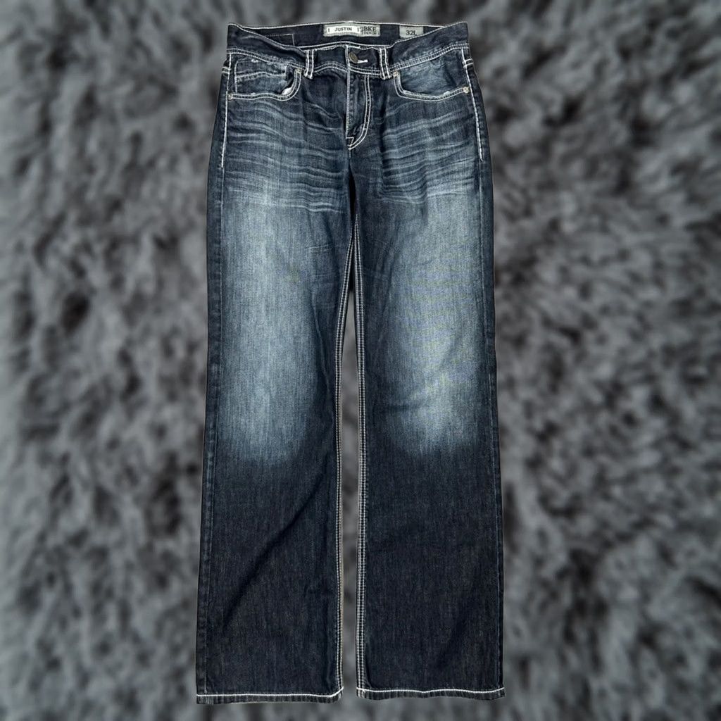 BKE BKE Denim Jeans Bootcut Regular 32 Men Blue 32 Regular Leather? Size US 32 / EU 48 - 1 Thumbnail