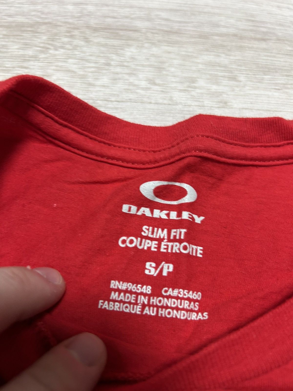 Oakley Big Logo OAKLEY RED T-shirt Size S Size US S / EU 44-46 / 1 - 6 Thumbnail