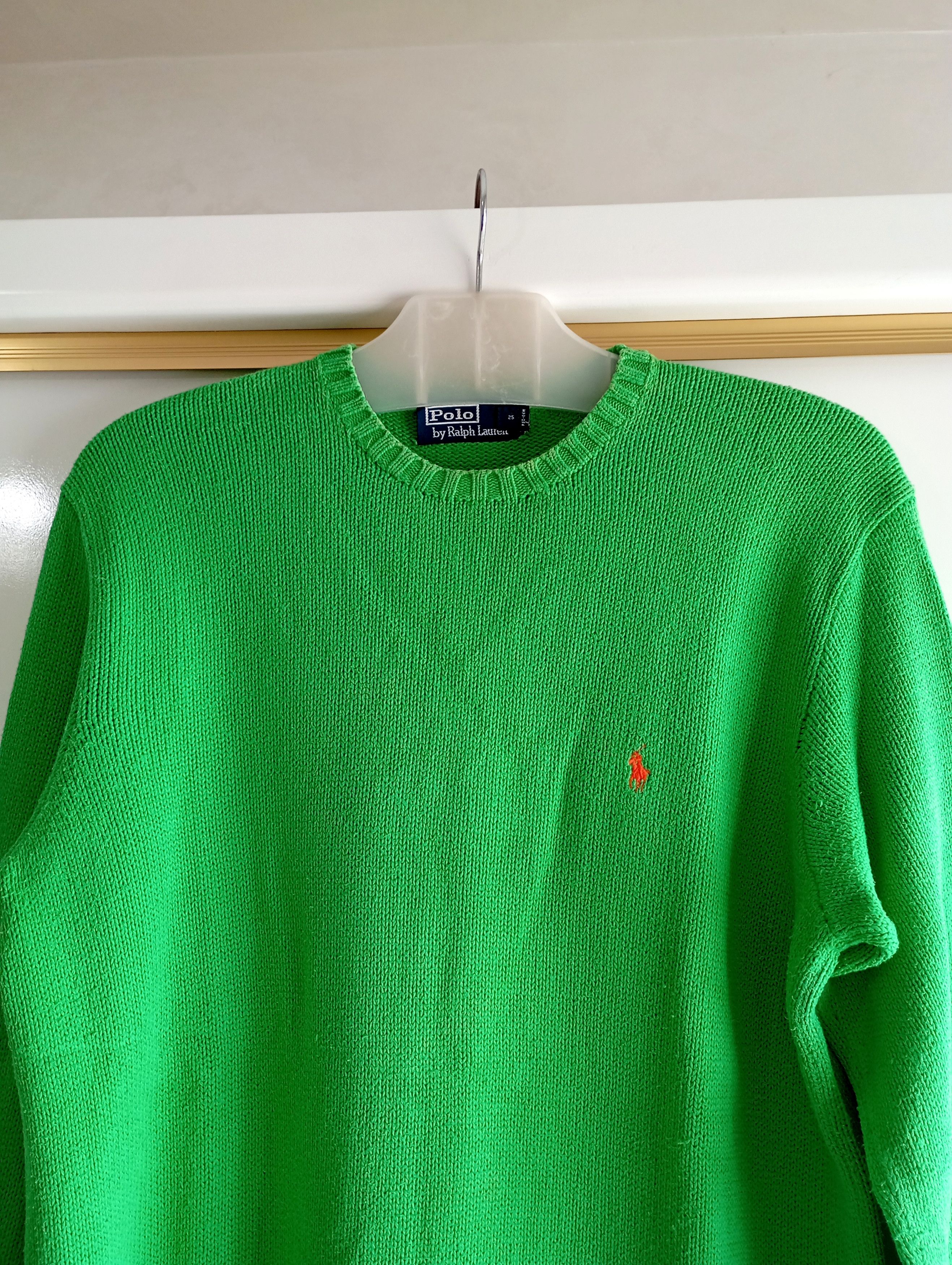 Polo Ralph Lauren Polo Ralph Lauren Green Cable Knit Sweater Oldmoney Size L Size US L / EU 52-54 / 3 - 2 Thumbnail