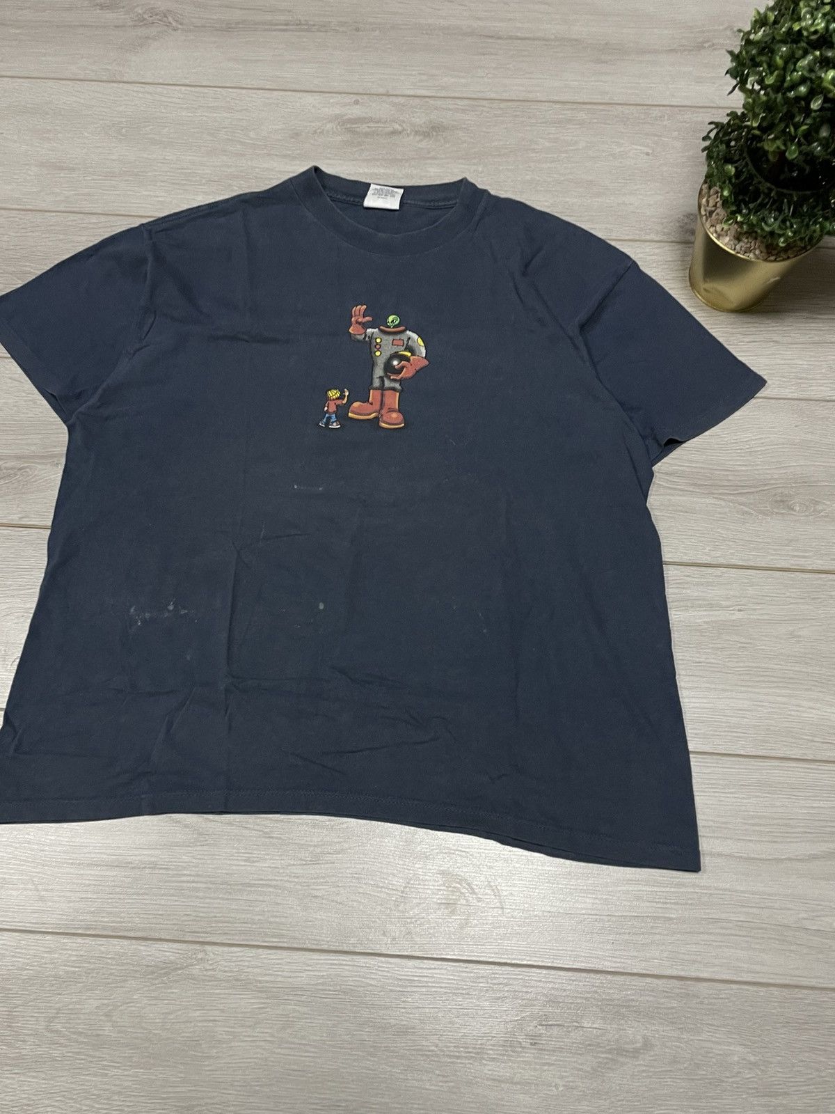 Vintage Alien Nation tee fun humor USA tee t-shirt martian Size US XL / EU 56 / 4 - 7 Thumbnail