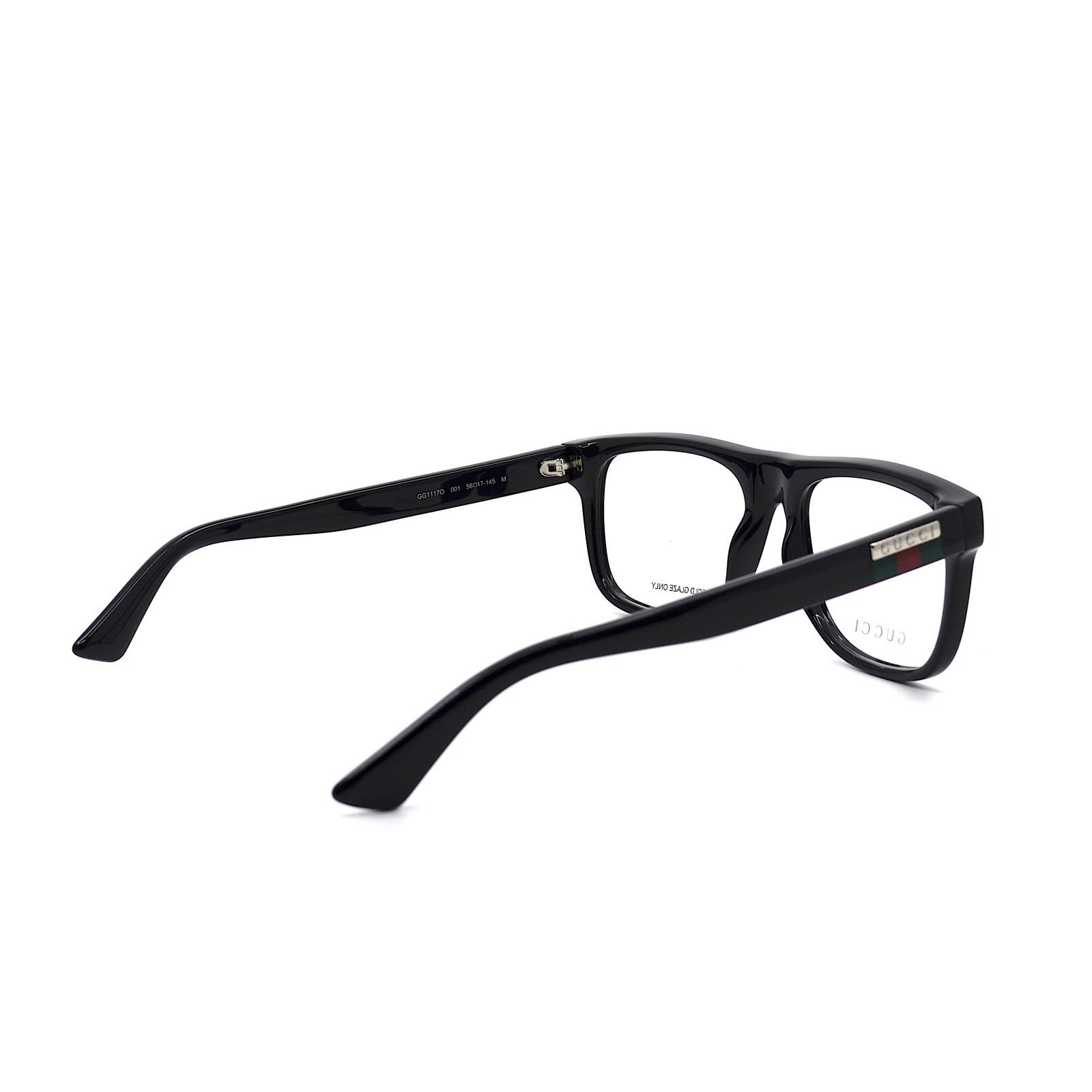 Gucci NEW GUCCI GG1117O 001 BLACK AUTHENTIC EYEGLASSES FRAME Size ONE SIZE - 7 Thumbnail