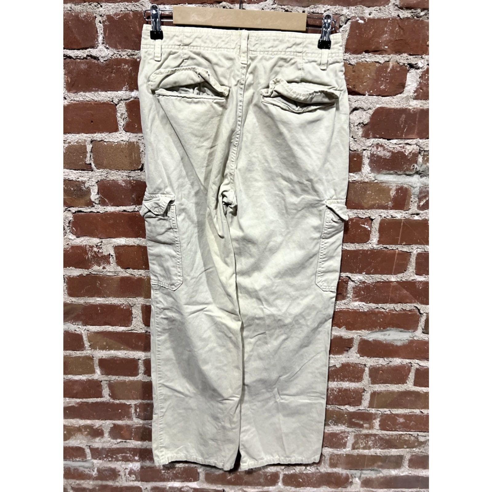 Zara Zara Women's Cargo Pants Beige Khaki Size 4 Size 27" / US 4 / IT 40 - 3 Thumbnail