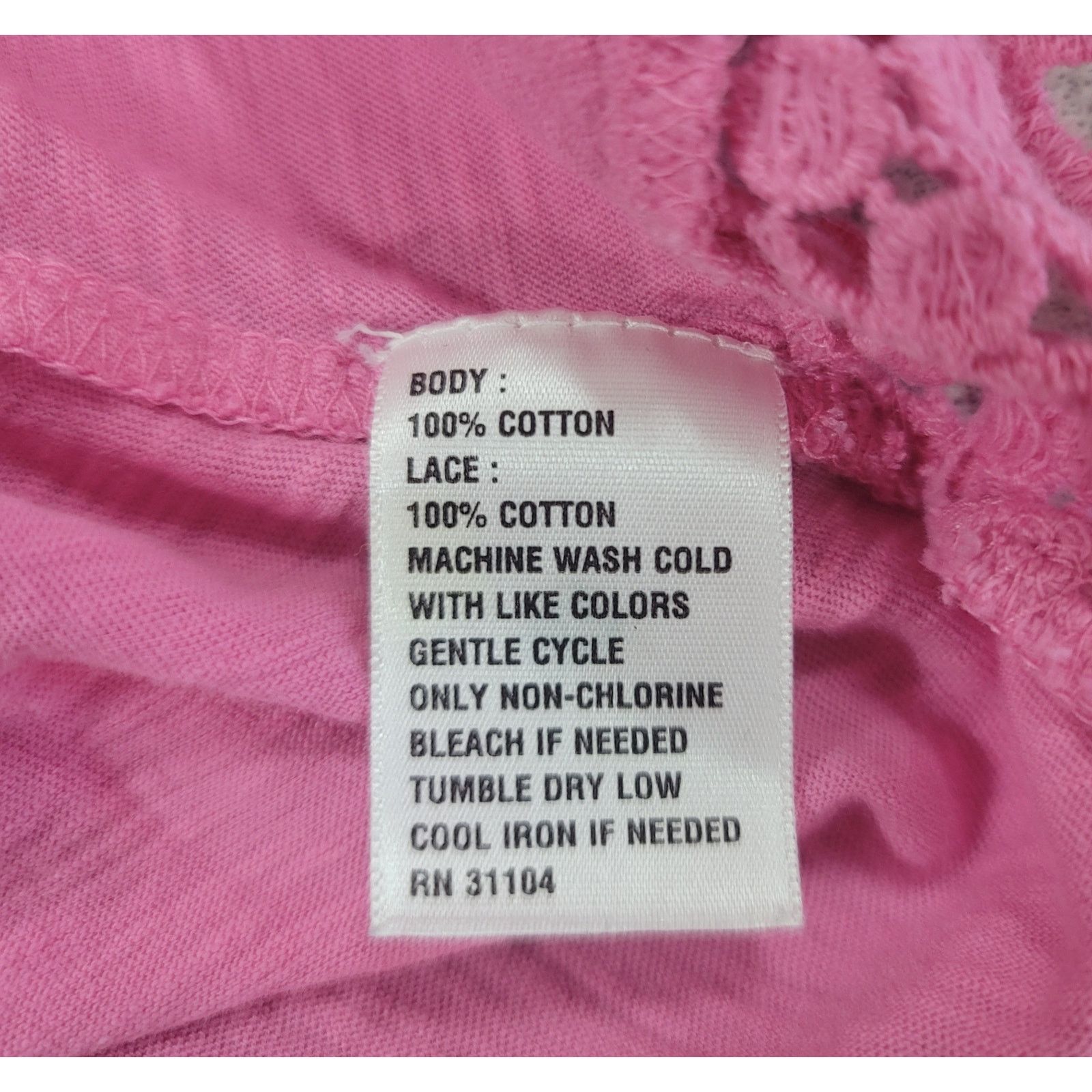 Other Crown & Ivy Beach Pink Slub Knit Crochet Detail Shirt PL Size L / US 10 / IT 46 - 6 Thumbnail
