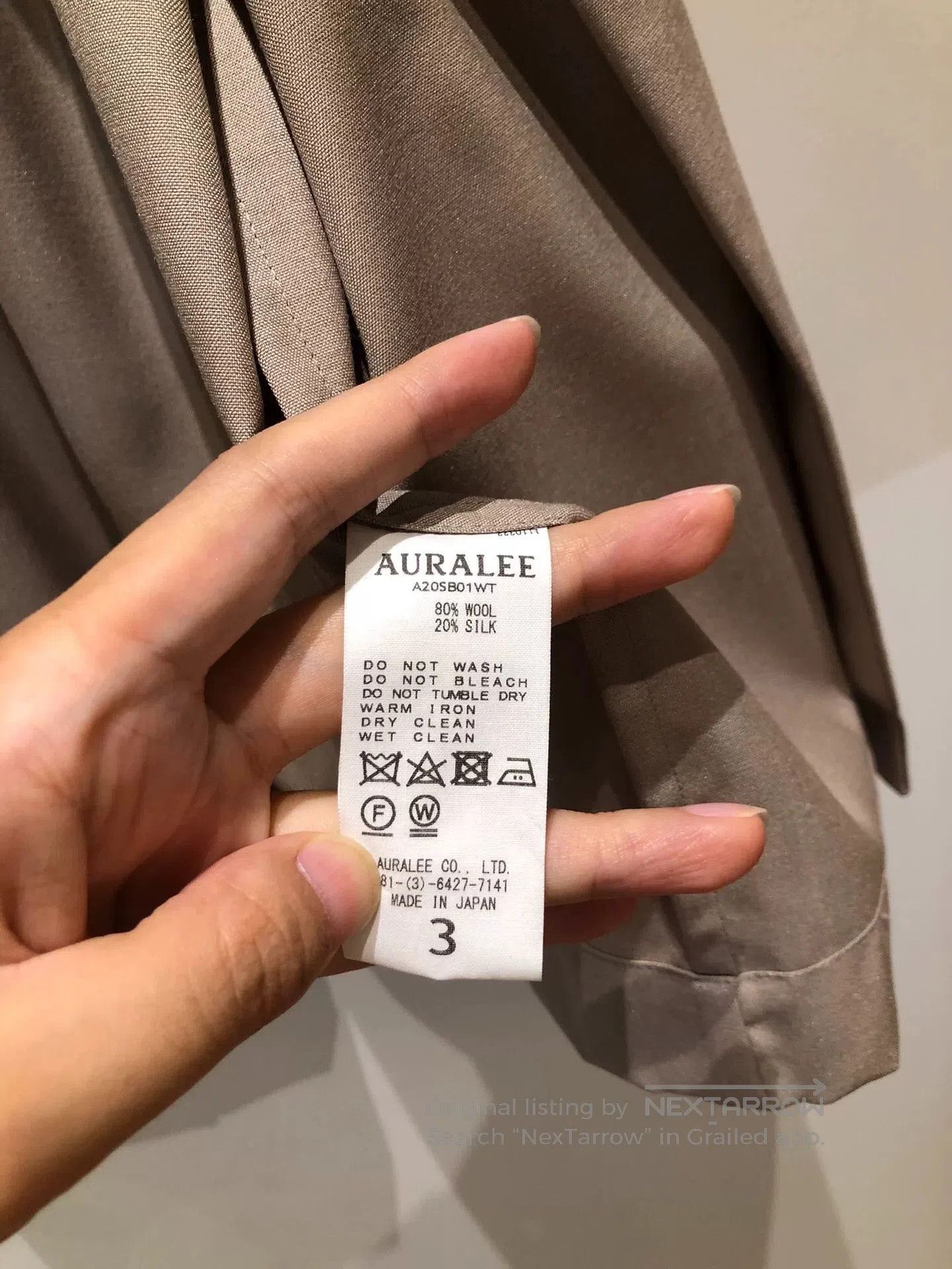 Auralee AURALEE Japan Made Shirt Jacket 20SS. Size US L / EU 52-54 / 3 - 7 Thumbnail