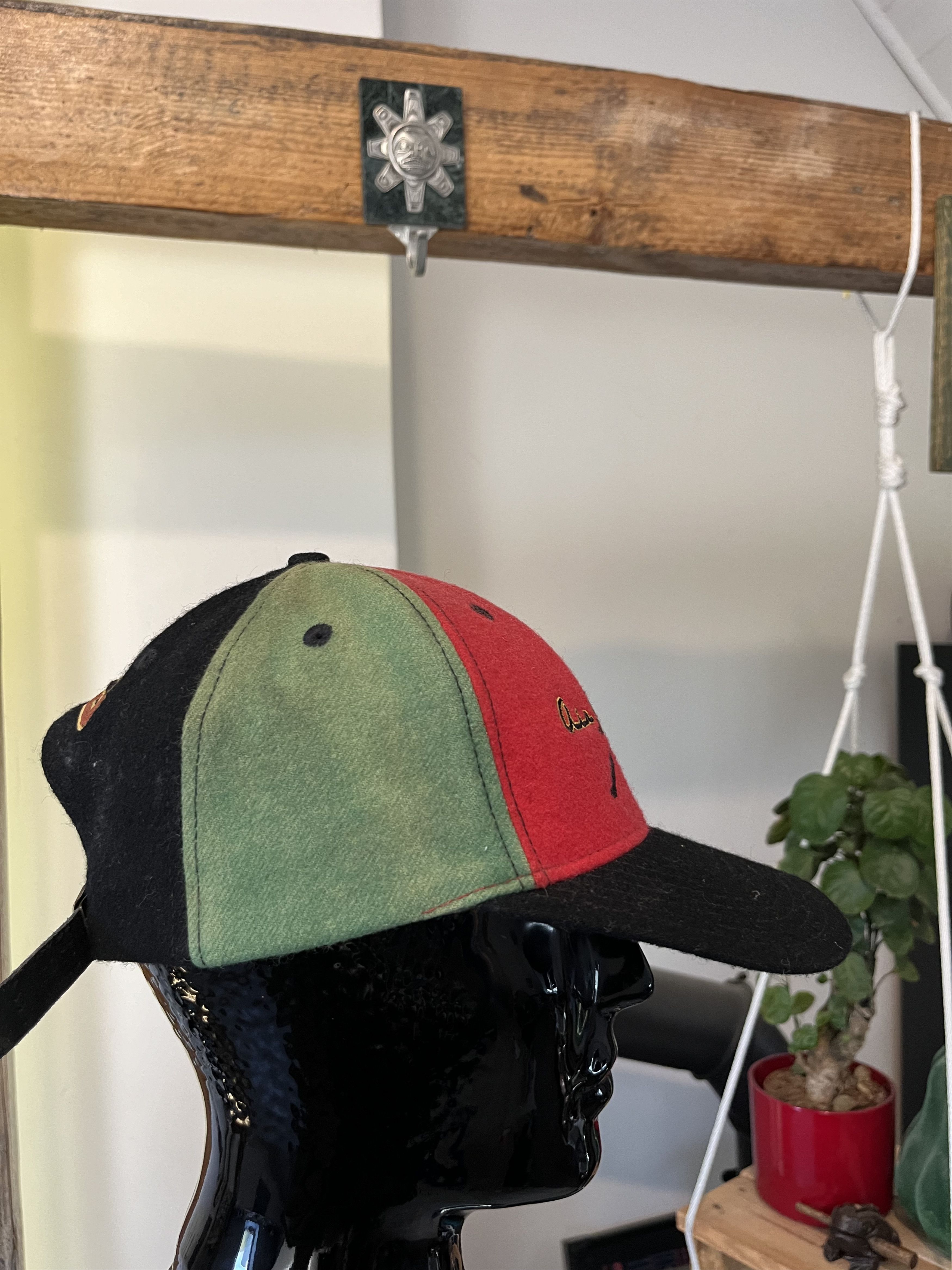 Jordan Brand × Nike × Vintage Vintage 90's Nike Air Jordan Big Logo Wool Cap Hat Size ONE SIZE - 5 Thumbnail