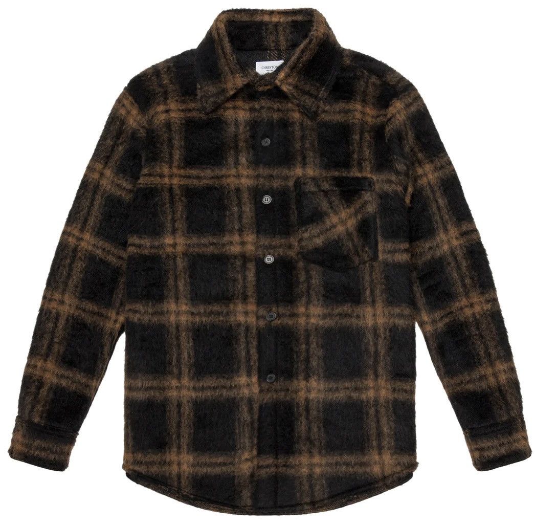 Christos New York Christos New York Mohair Shirt Jacket Size US L / EU 52-54 / 3 - 1 Thumbnail
