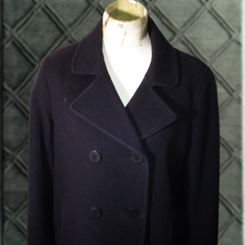 Vintage VINTAGE L.L. Bean Green Peacoat Women's XL Wool 100% Bellandi Short Coat Pockets Insulated Size XL / US 12-14 / IT 48-50 - 1 Thumbnail