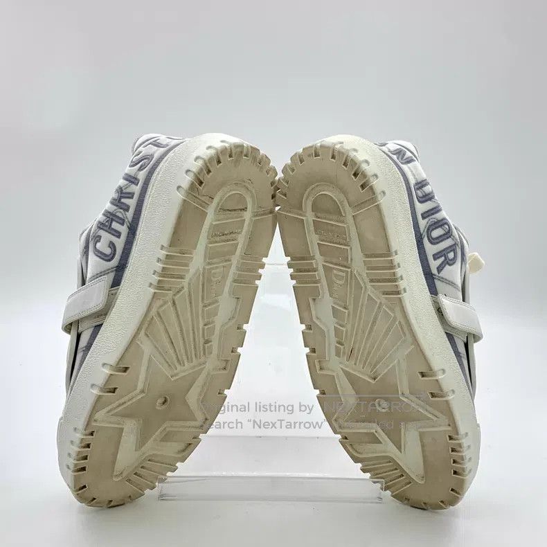 Dior Dior White logo letter print lace-up casual board shoes sh Size US 4 / IT 34 - 5 Thumbnail