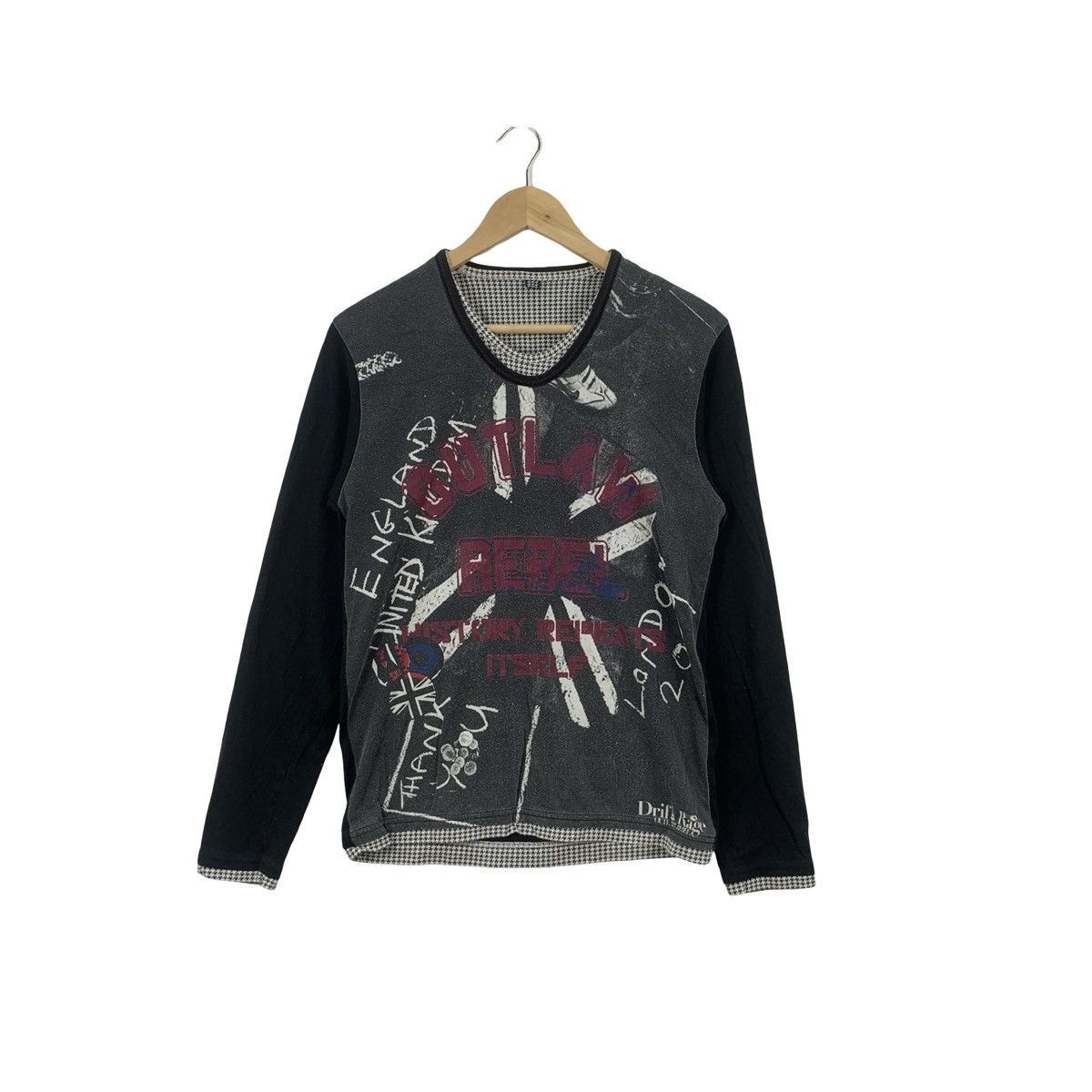 Other DRIF RAGE Outlaw Rebel Houndstooth Layered Design Size US S / EU 44-46 / 1 - 1 Thumbnail