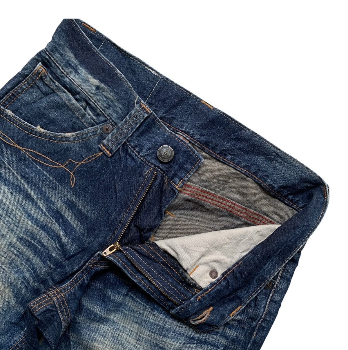 Japanese Brand Edwin distressed denim shorts Size US 29 - 6 Thumbnail