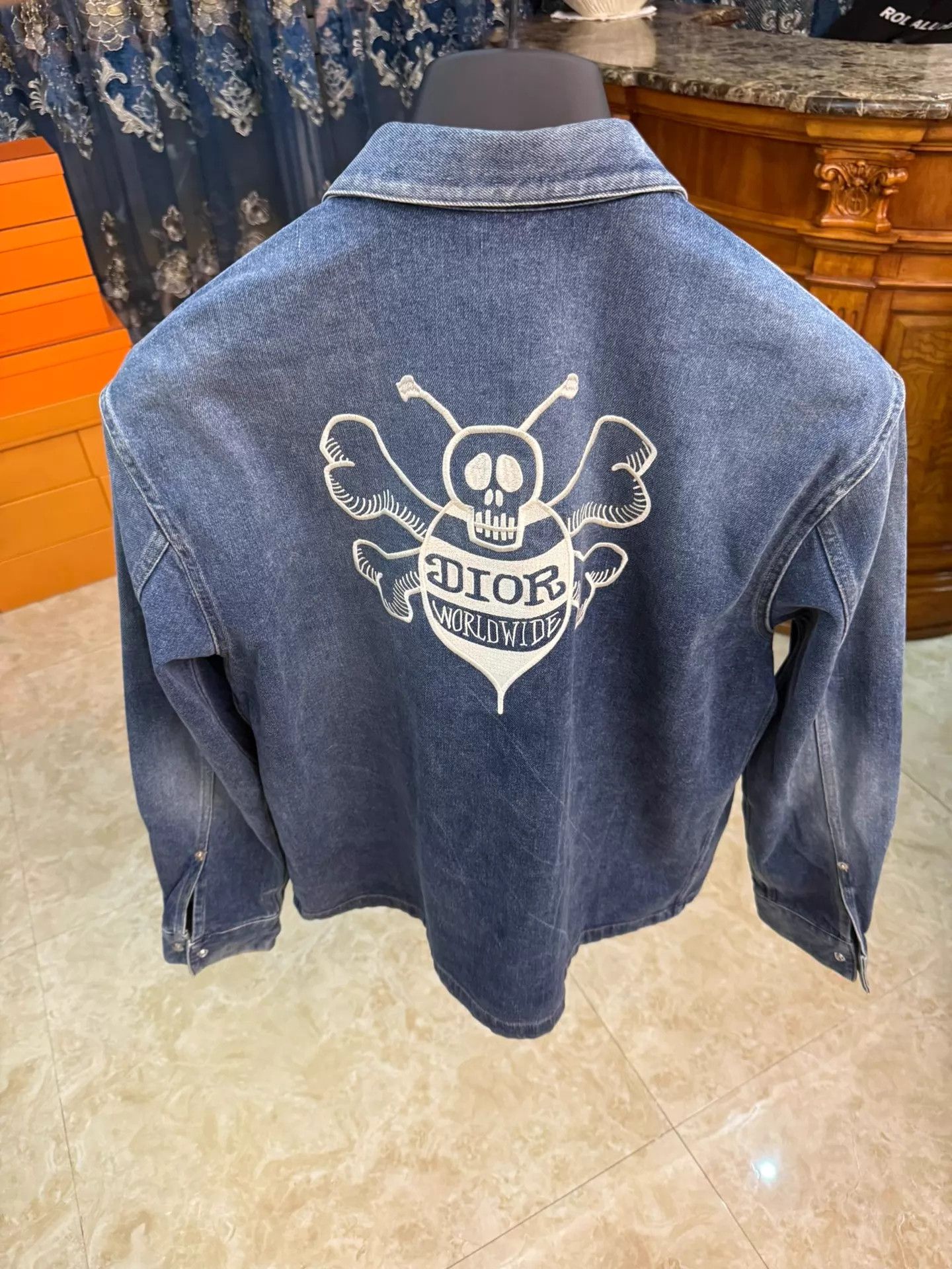 Dior Dior Collab Large Embroidered Logo Jacket 50 Size US M / EU 48-50 / 2 - 2 Thumbnail