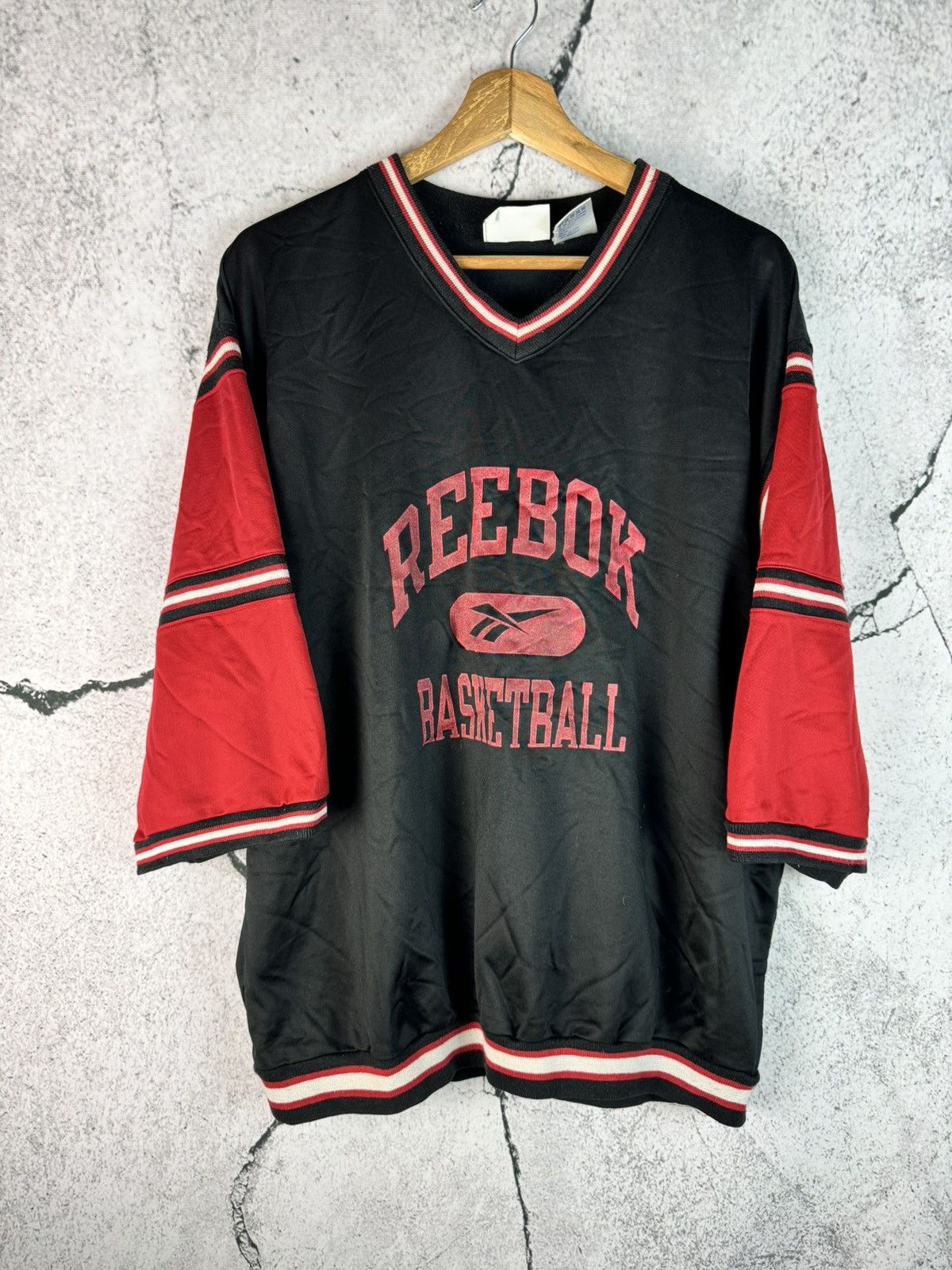 Reebok Vintage Jersey Reebok Rare oversized Size US L / EU 52-54 / 3 - 1 Thumbnail