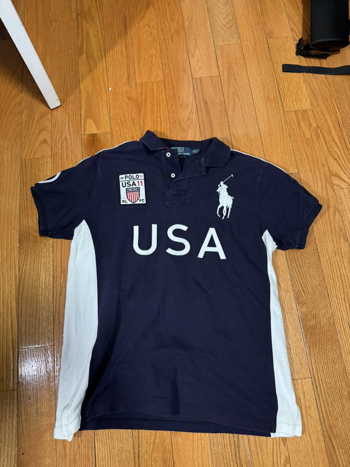 Polo Ralph Lauren USA Vintage Polo Size US L / EU 52-54 / 3 - 1 Thumbnail