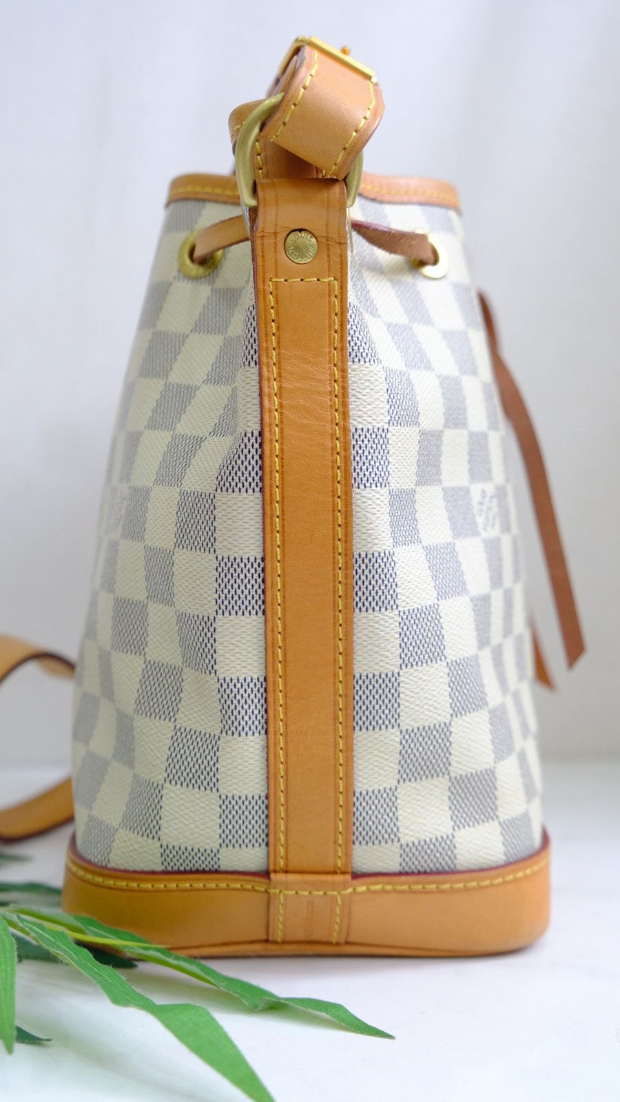 Louis Vuitton Louis Vuitton Damier Azur Noe white shoulder bag Size ONE SIZE - 3 Thumbnail