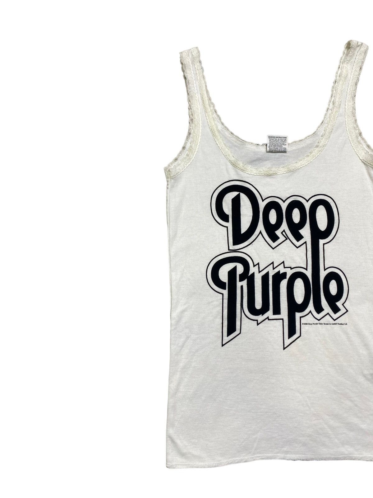 Band Tees VINTAGE DEEP PURPLE 2008 SLEEVELESS Size S / US 4 / IT 40 - 4 Thumbnail