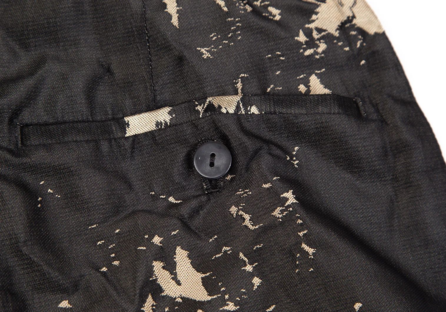Jean Paul Gaultier Jacquard Design Slacks Pants in Black, Size 46 Size US 30 / EU 46 - 13 Thumbnail