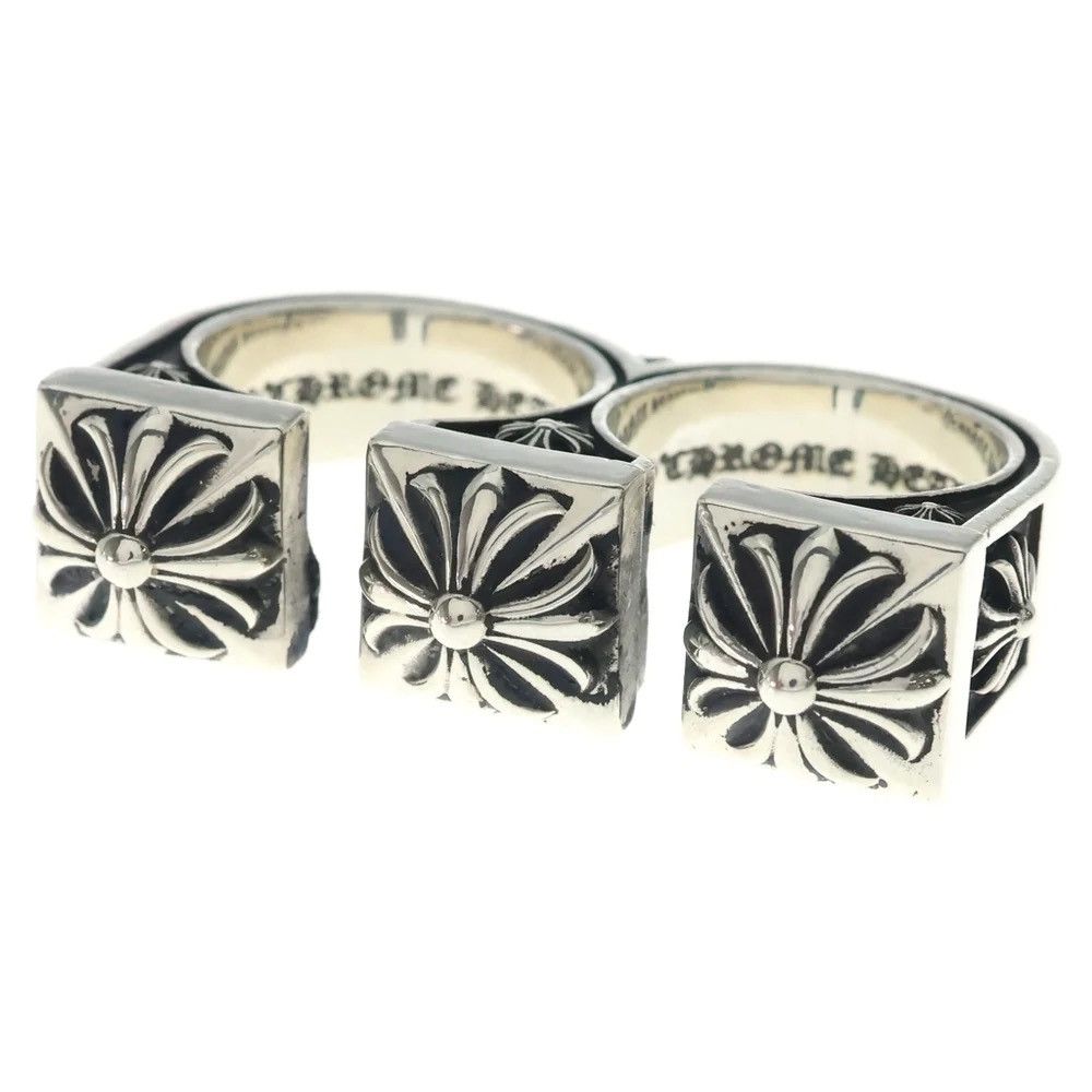 Chrome Hearts 2011 / 925 Silver / Size 8 / CH Cross Bubblegum Ring
