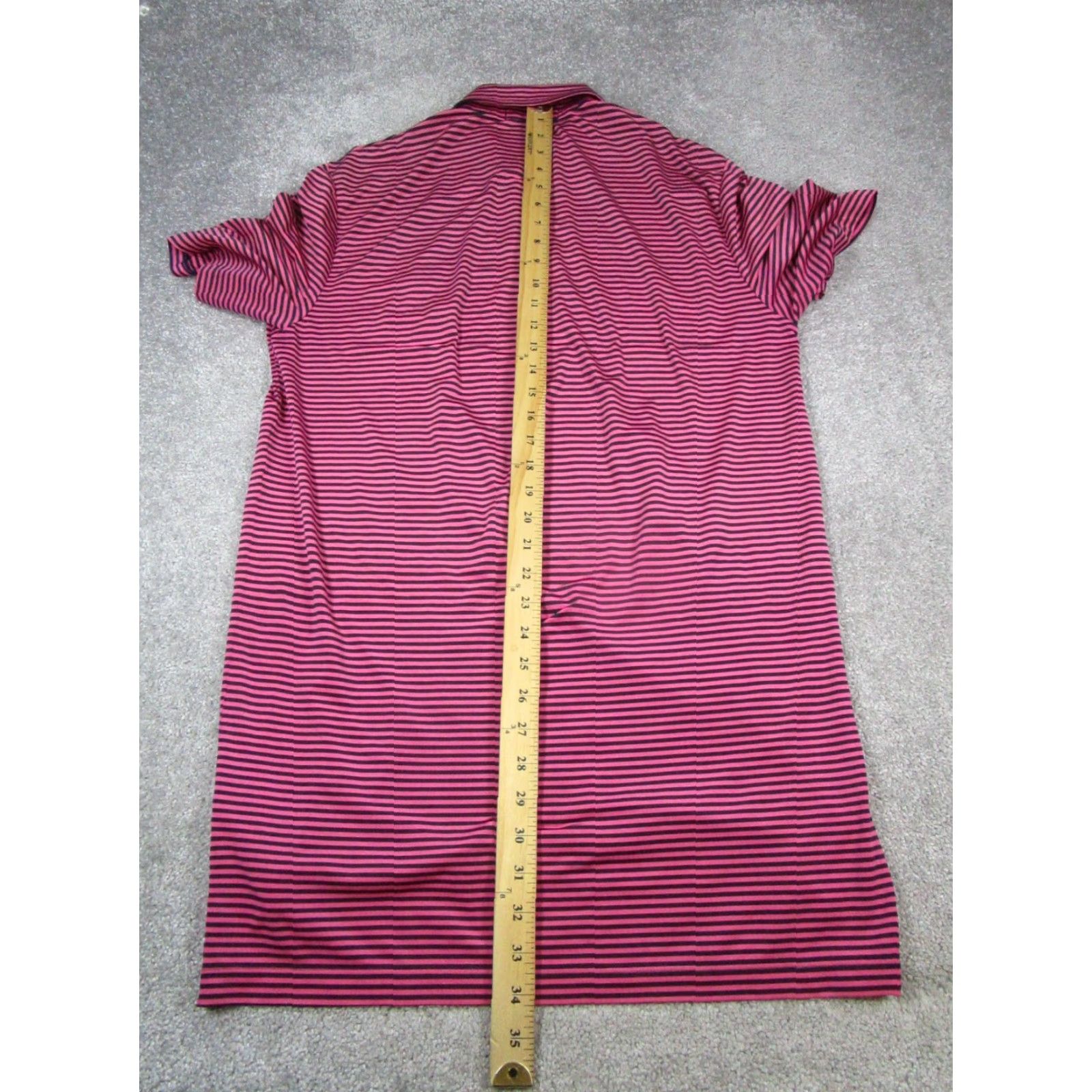 Ralph Lauren Ralph Lauren RLX Polo Shirt Mens Medium Pink Striped Golf Us Open Size US M / EU 48-50 / 2 - 7 Thumbnail