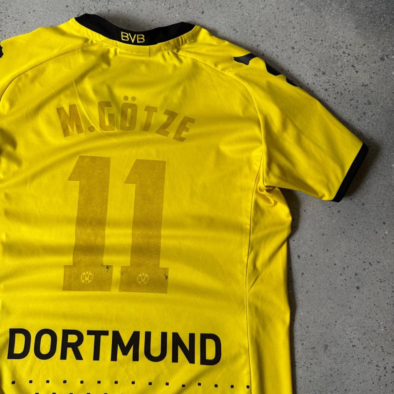Vintage Borrusia Dortmund 2010 Vintage Home Jersey #10 Mario Gotze Size US L / EU 52-54 / 3 - 8 Thumbnail
